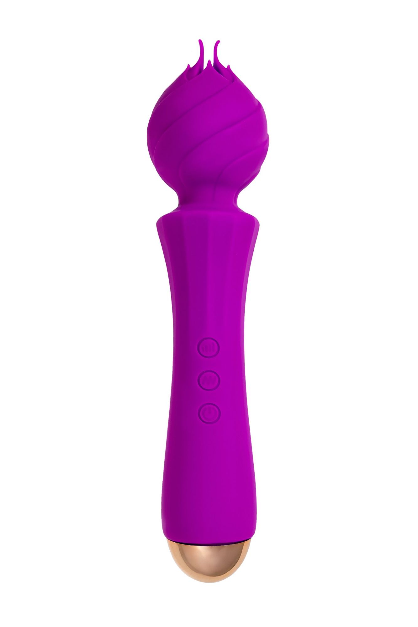 вибратор flovetta by toyfa hyacinth, силикон, фиолетовый, 21,5 см в Новом Уренгое