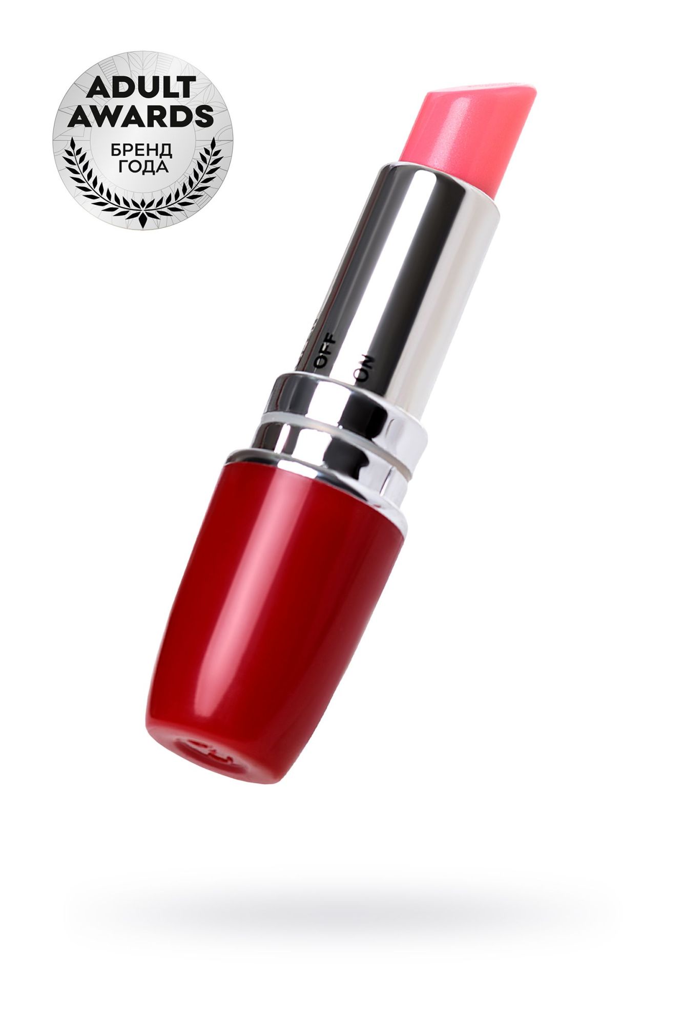 вибромассажер a-toys by toyfa lipstick, abs пластик, красный, 9 см в Новом Уренгое