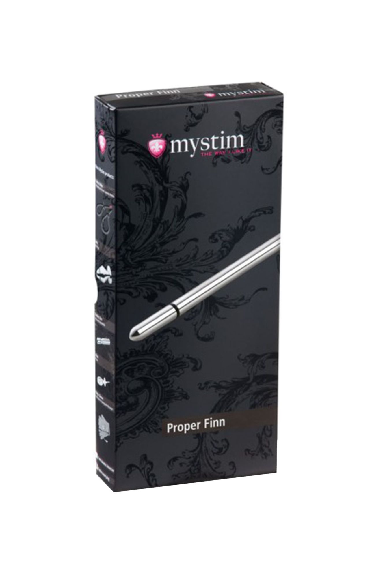 электростимулятор уретры mystim proper finn, хирургическая сталь, серебряный, 20 см в Новом Уренгое