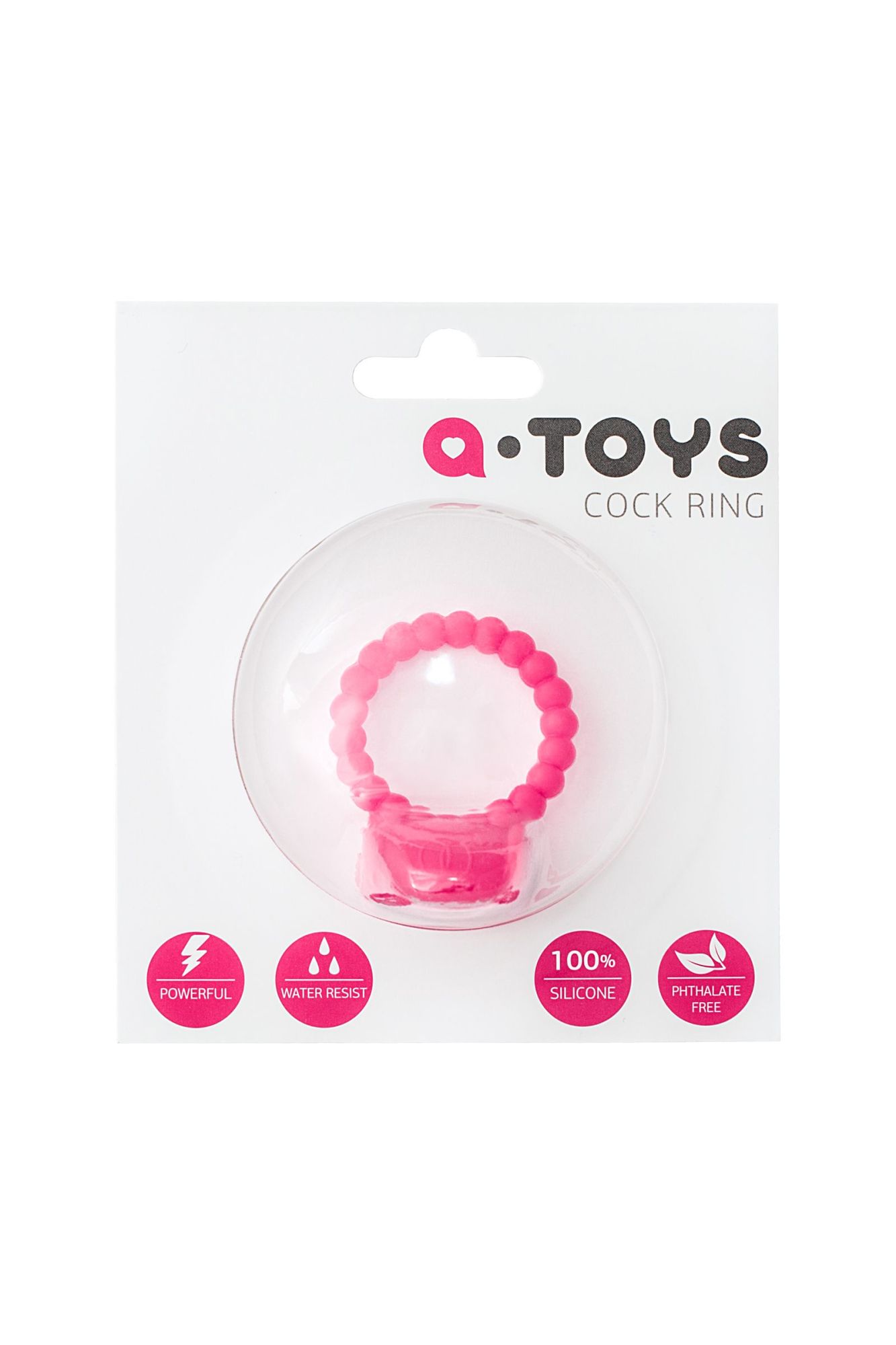 эрекционное кольцо на пенис toyfa a-toys, силикон, розовый, ø 3,5 см в Новом Уренгое