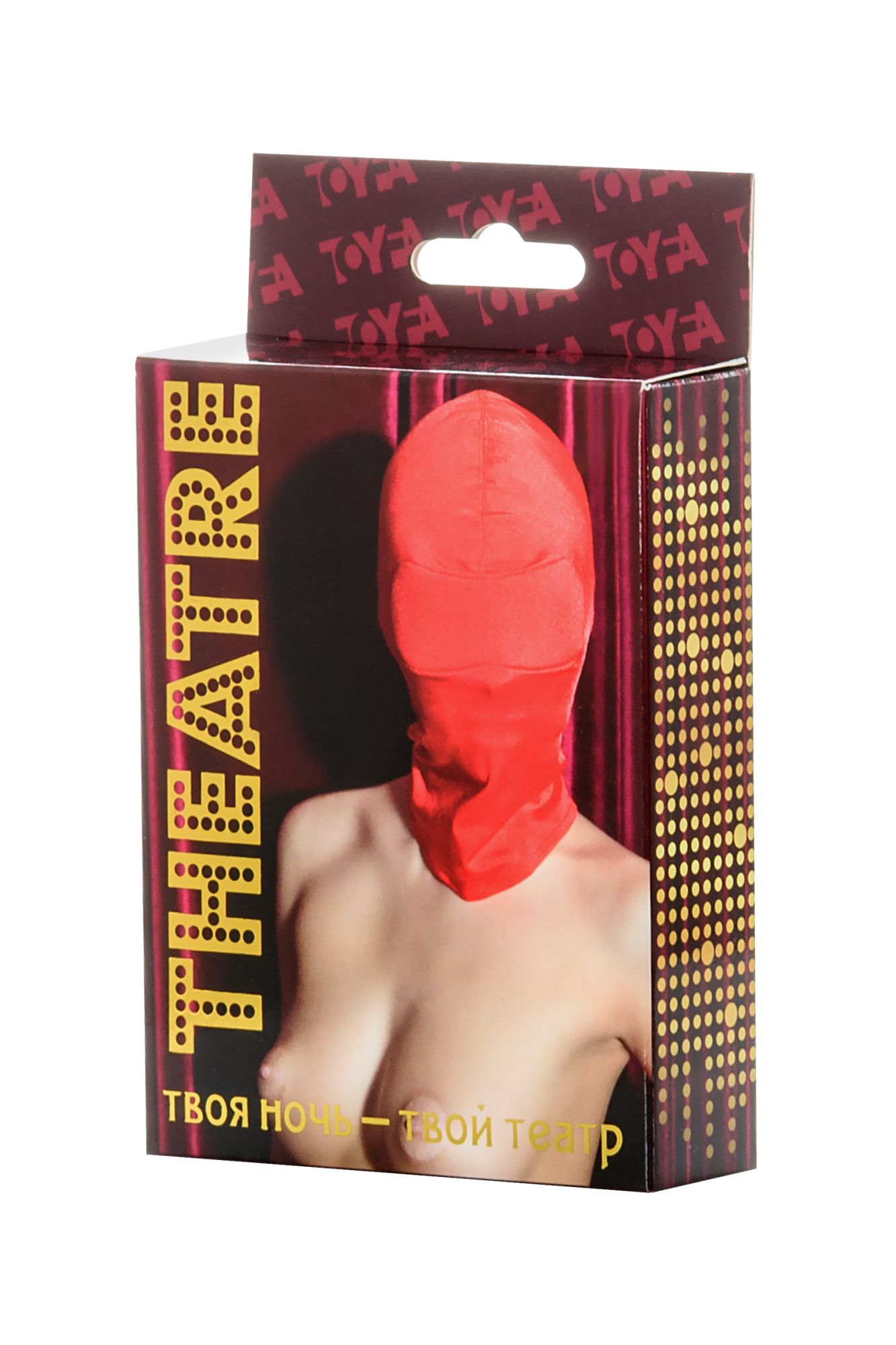 маска toyfa theatre эластичная, красная в Новом Уренгое