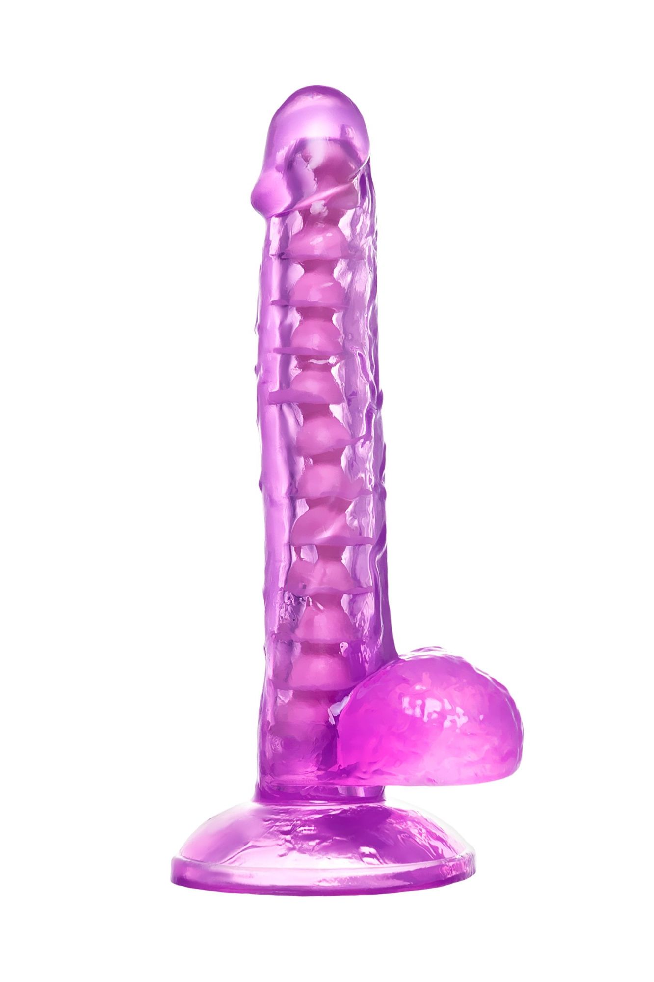 реалистичный фаллоимитатор a-toys by toyfa celiam, tpe, фиолетовый, 20,5 см в Новом Уренгое