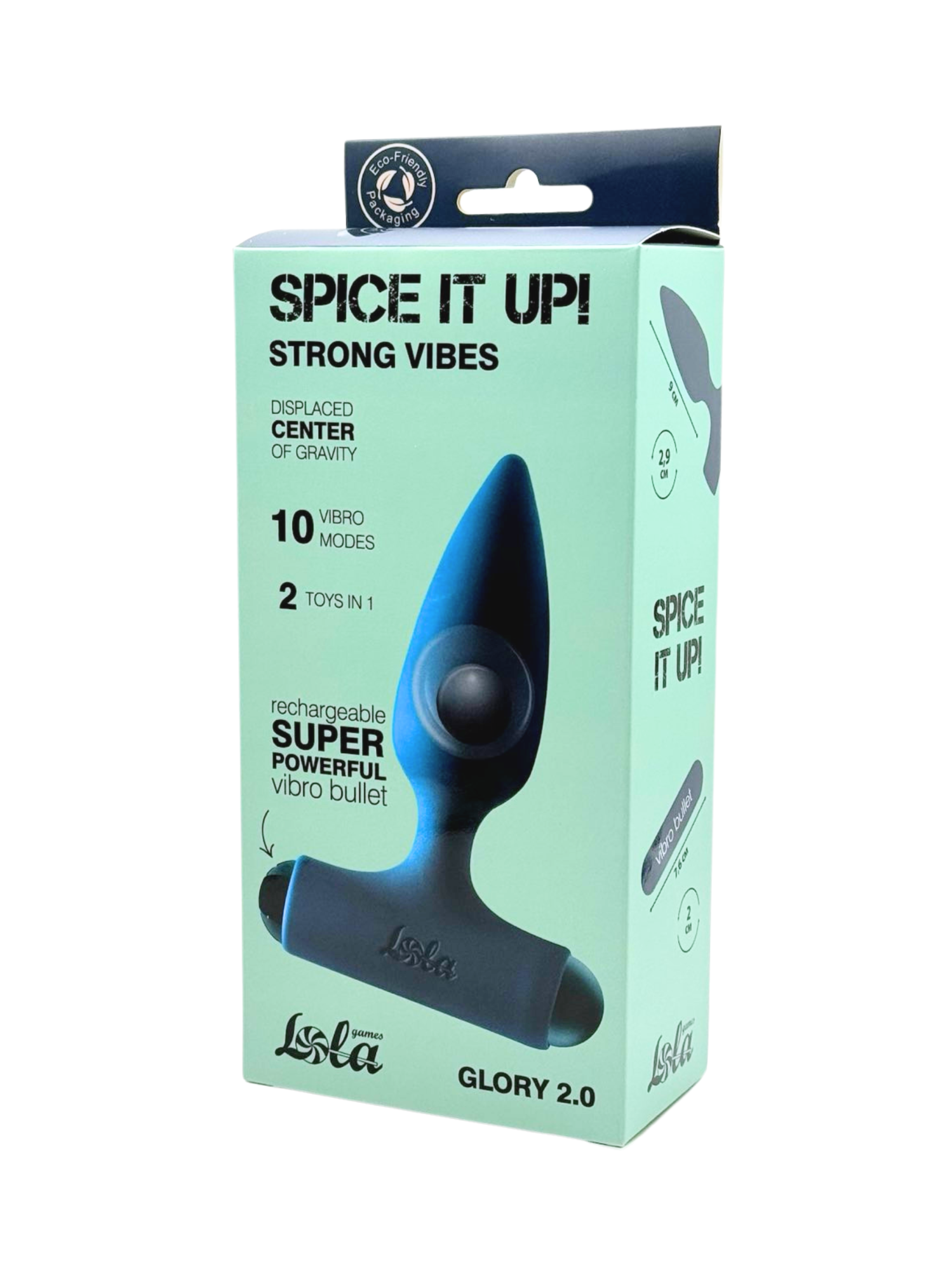 анальная пробка с перезаряжаемой вибропулей spice it up glory 2.0 8015-05lola в Новом Уренгое