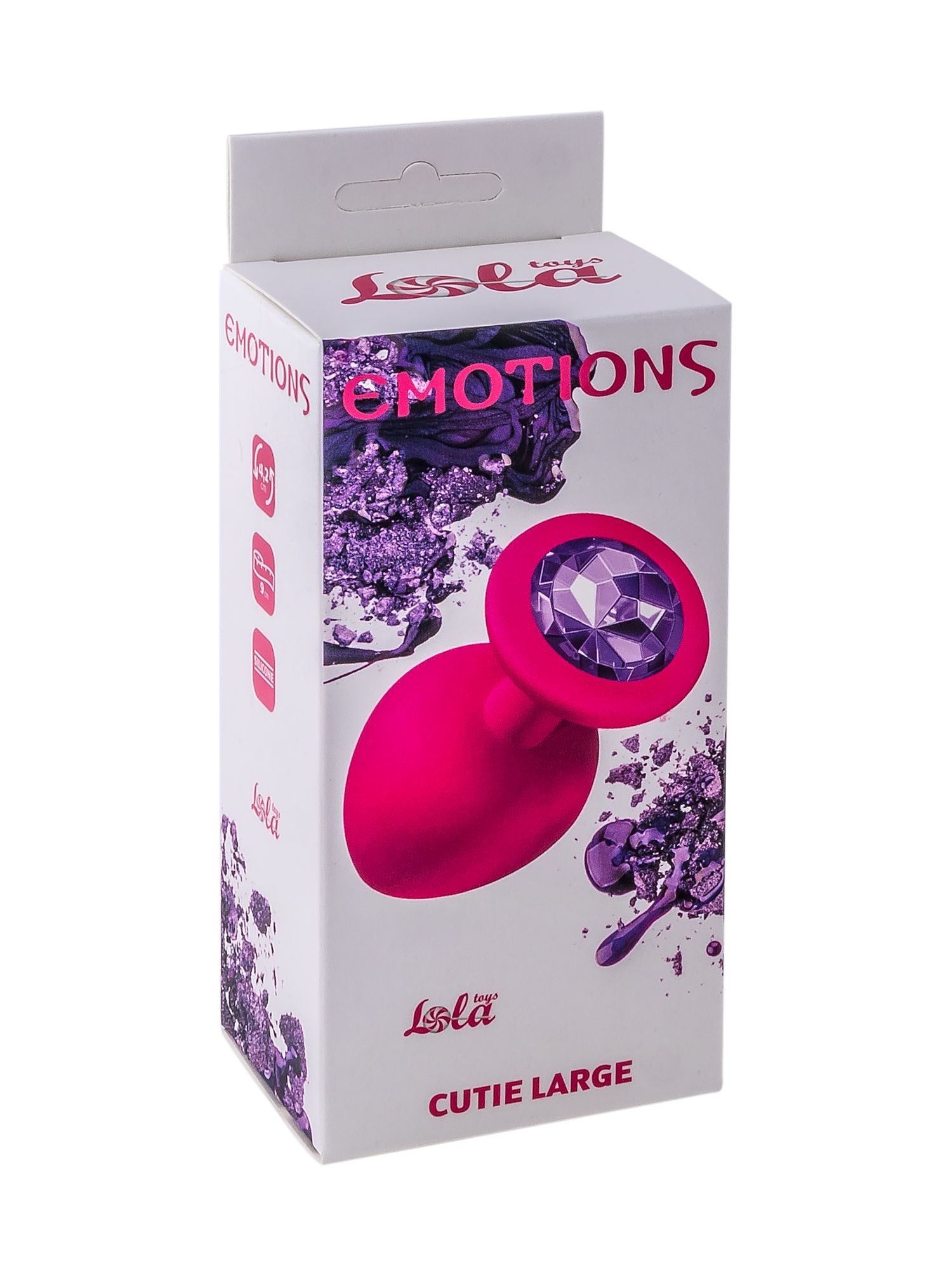 анальная пробка emotions cutie large pink dark purple crystal 4013-02lola в Новом Уренгое