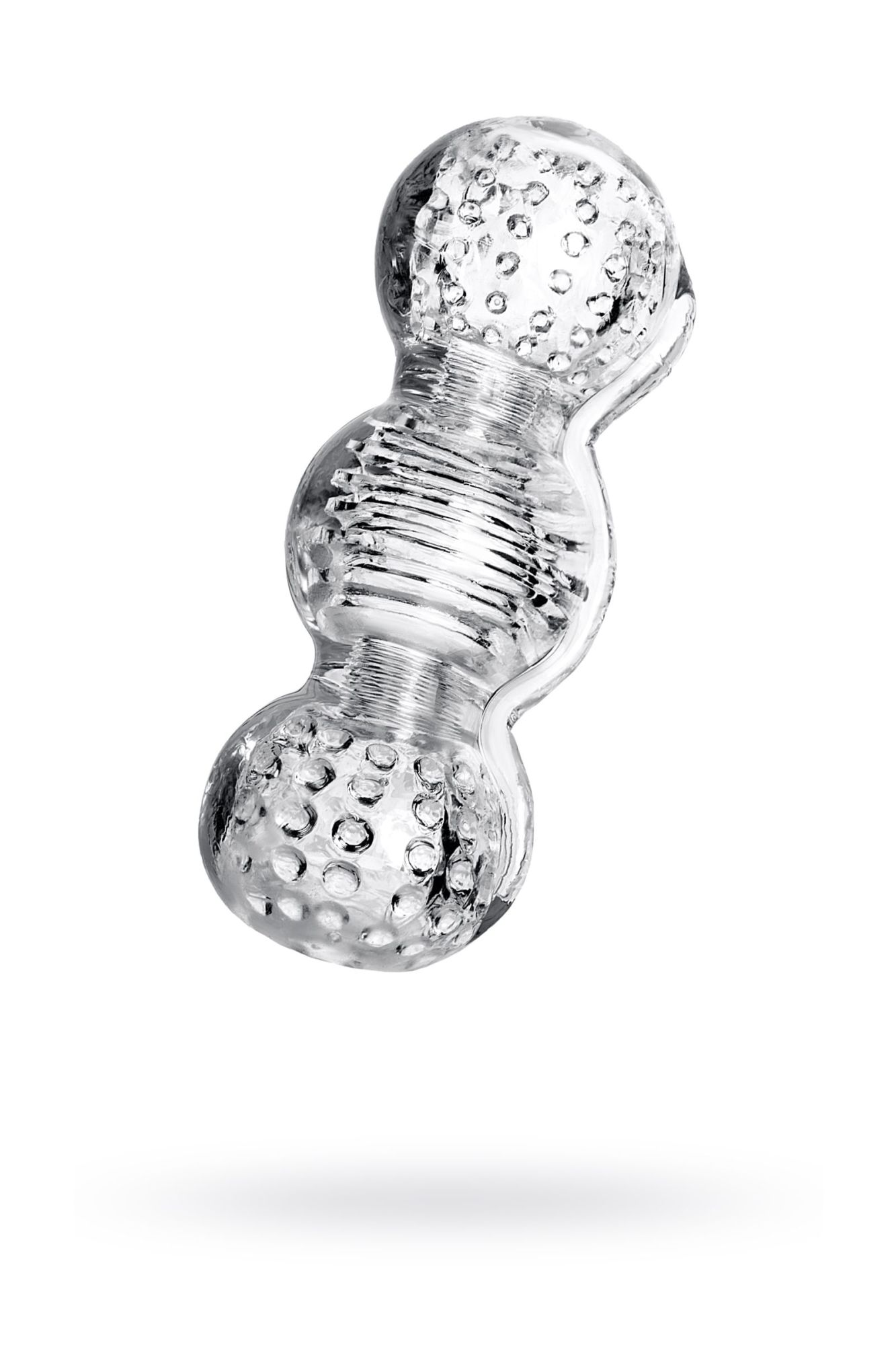 мастурбатор нереалистичный lingam by toyfa rashmi, tpe, прозрачный, 15,5 см в Новом Уренгое