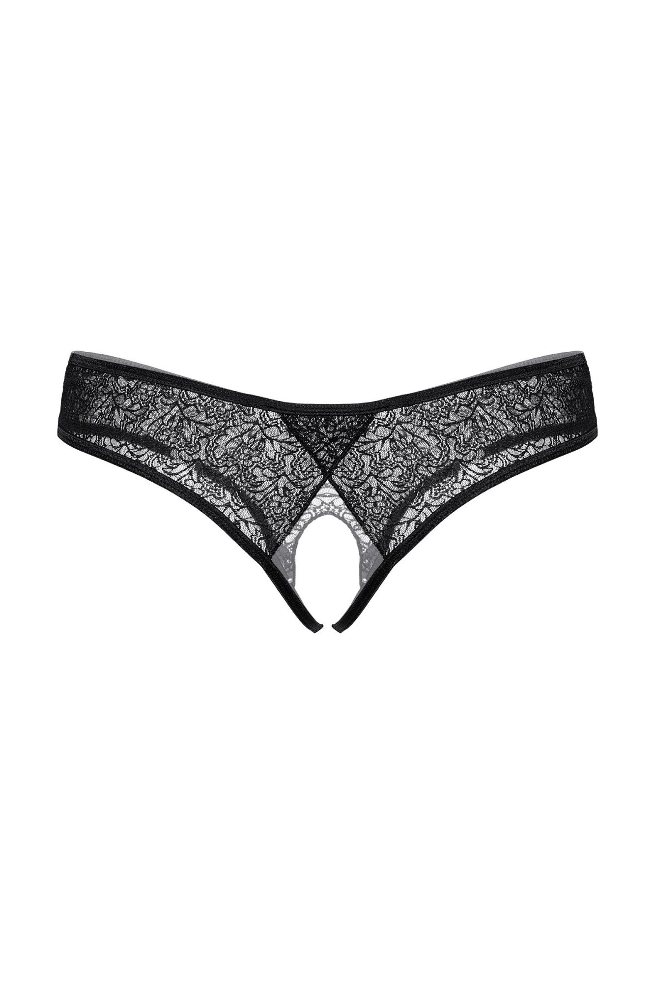 Эротическое трусики открытые softline collection, черный, m/l в Новом Уренгое