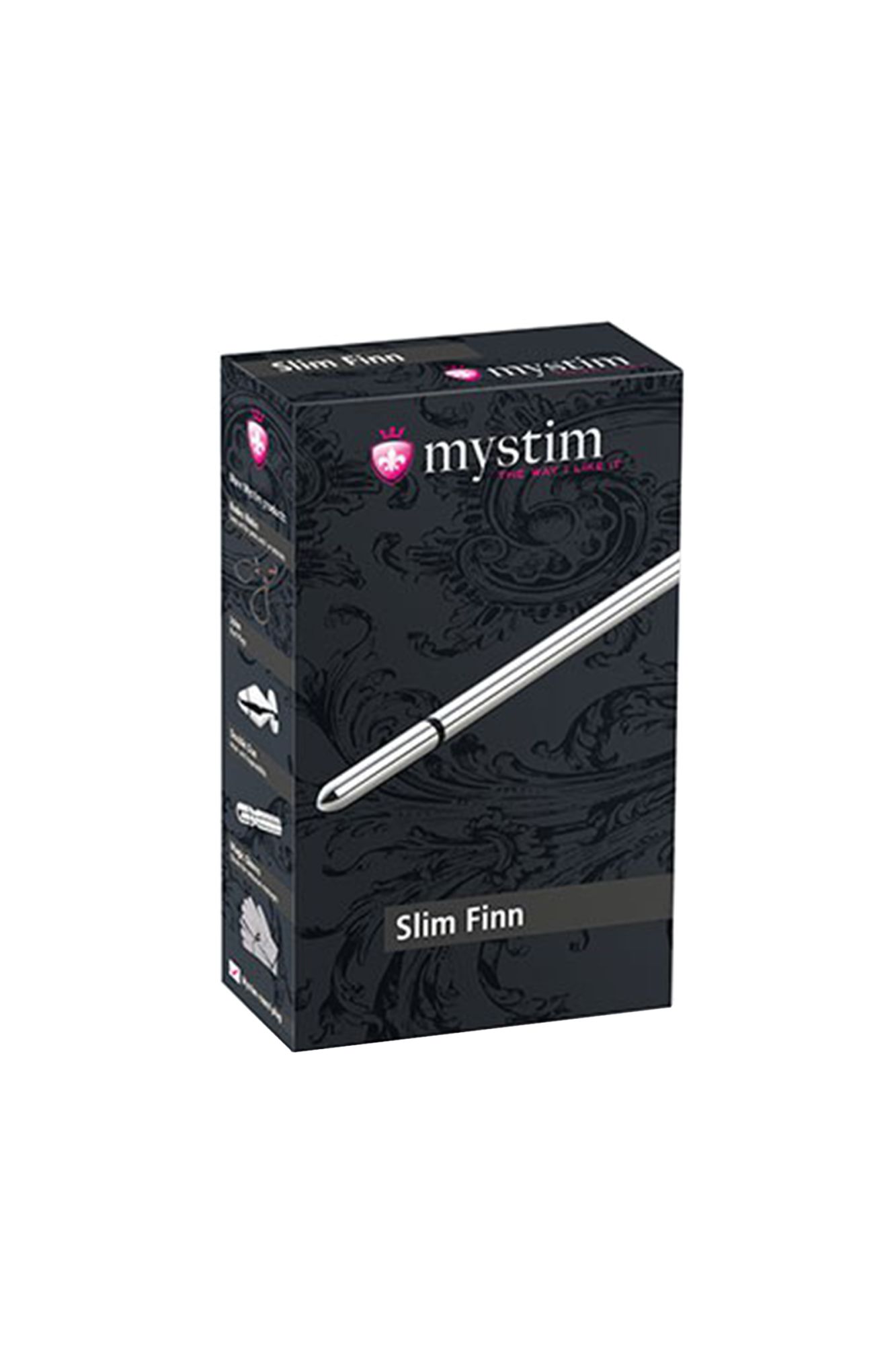 электростимулятор уретры mystim slim finn, хирургическая сталь, серебряный, 15 см в Новом Уренгое