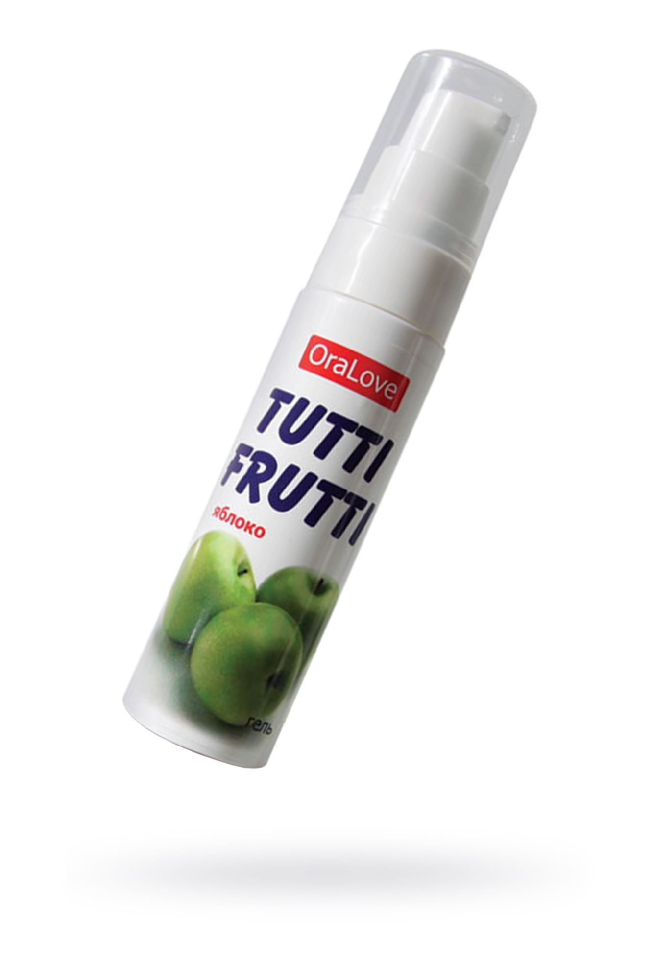 съедобная гель-смазка tutti-frutti для орального секса со вкусом яблока 30г в Новом Уренгое