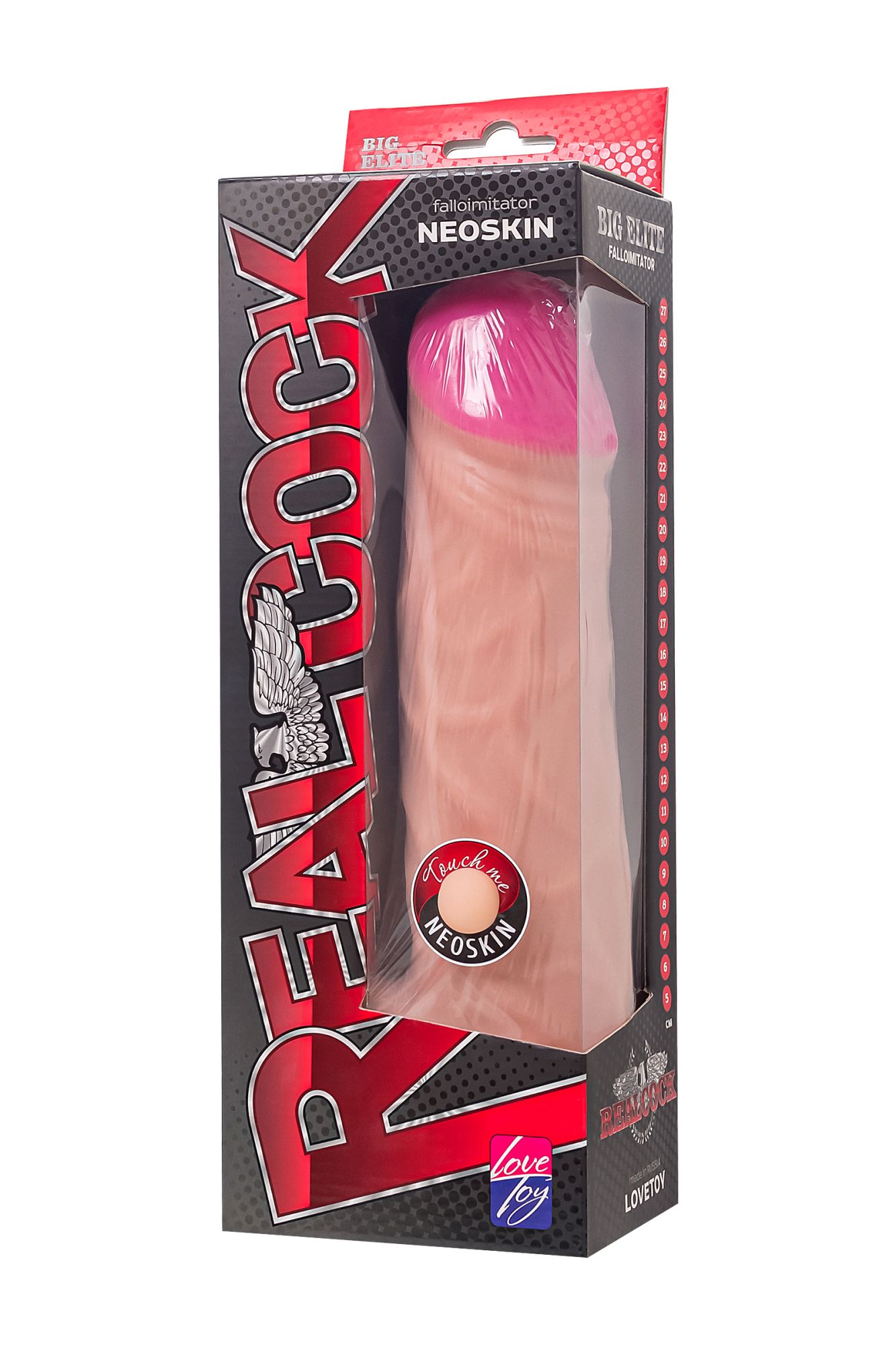 фаллоимитатор-гигант lovetoy, реалистичный, neoskin, телесный, 27 см, ø 6,8 см в Новом Уренгое