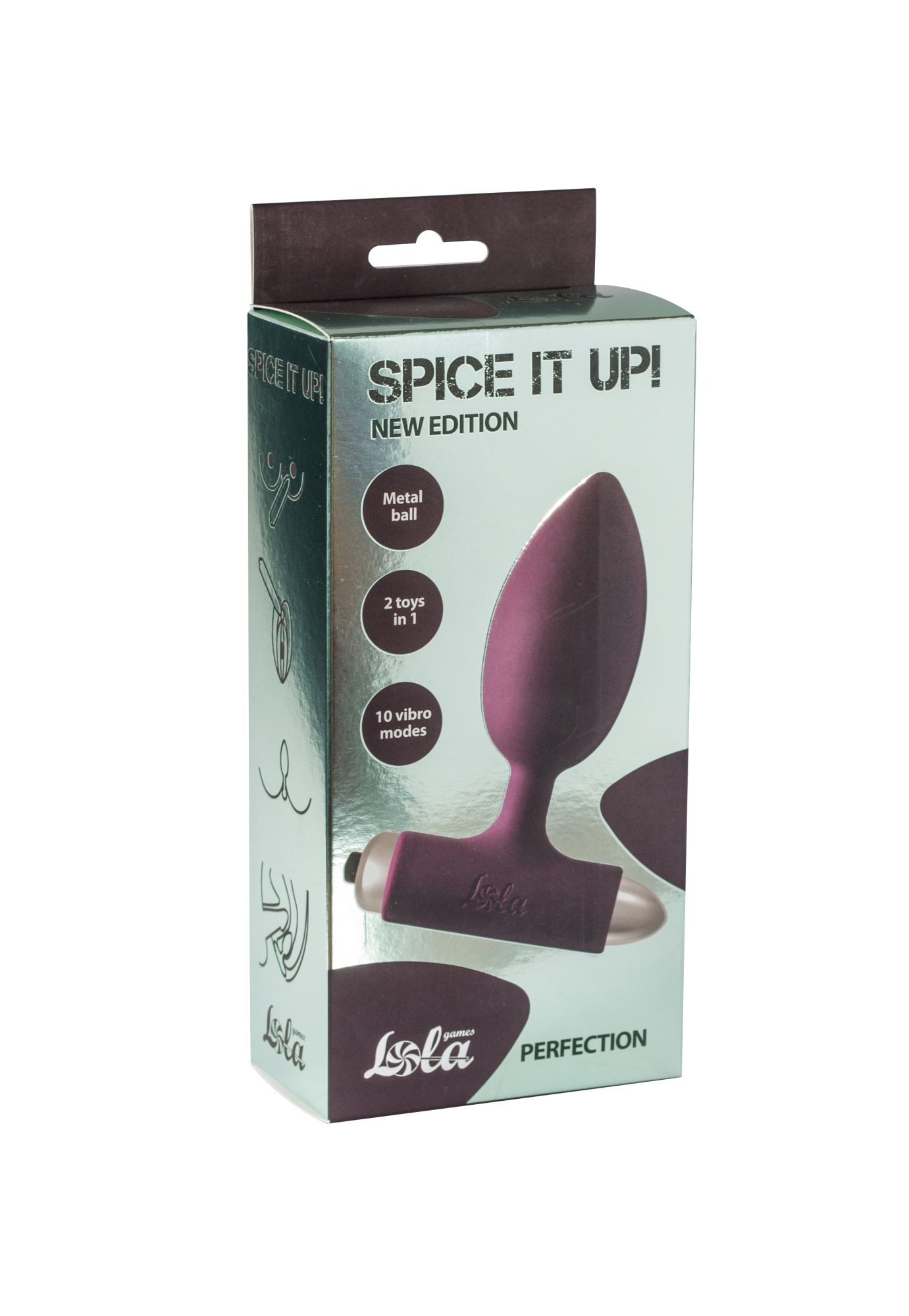 анальная пробка с вибрацией spice it up new edition perfection wine red 8014-03lola в Новом Уренгое