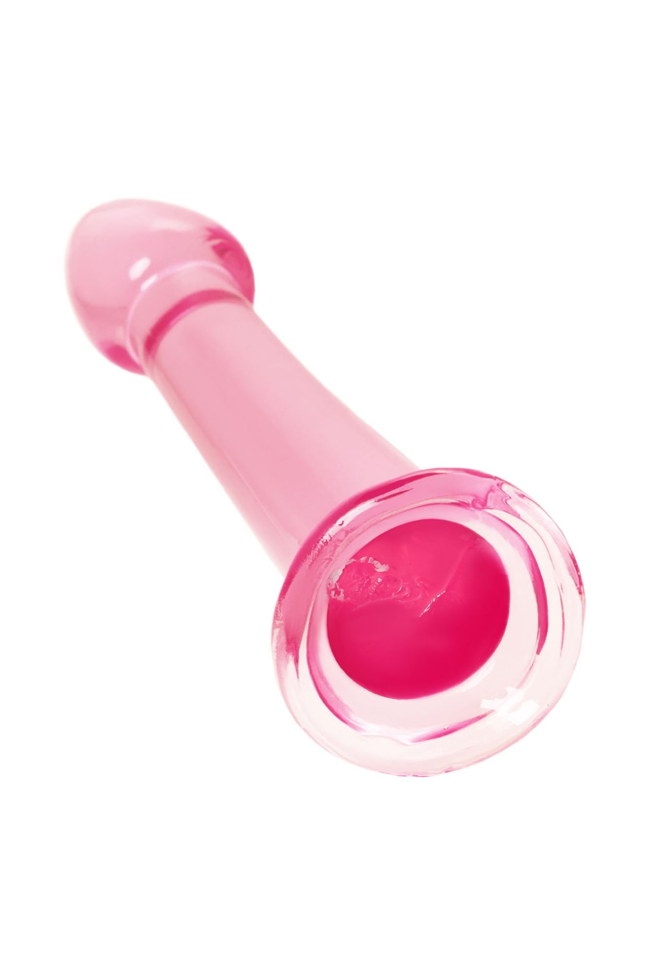нереалистичный фаллоимитатор jelly dildo l toyfa basic, tpe, розовый, 20 см в Новом Уренгое