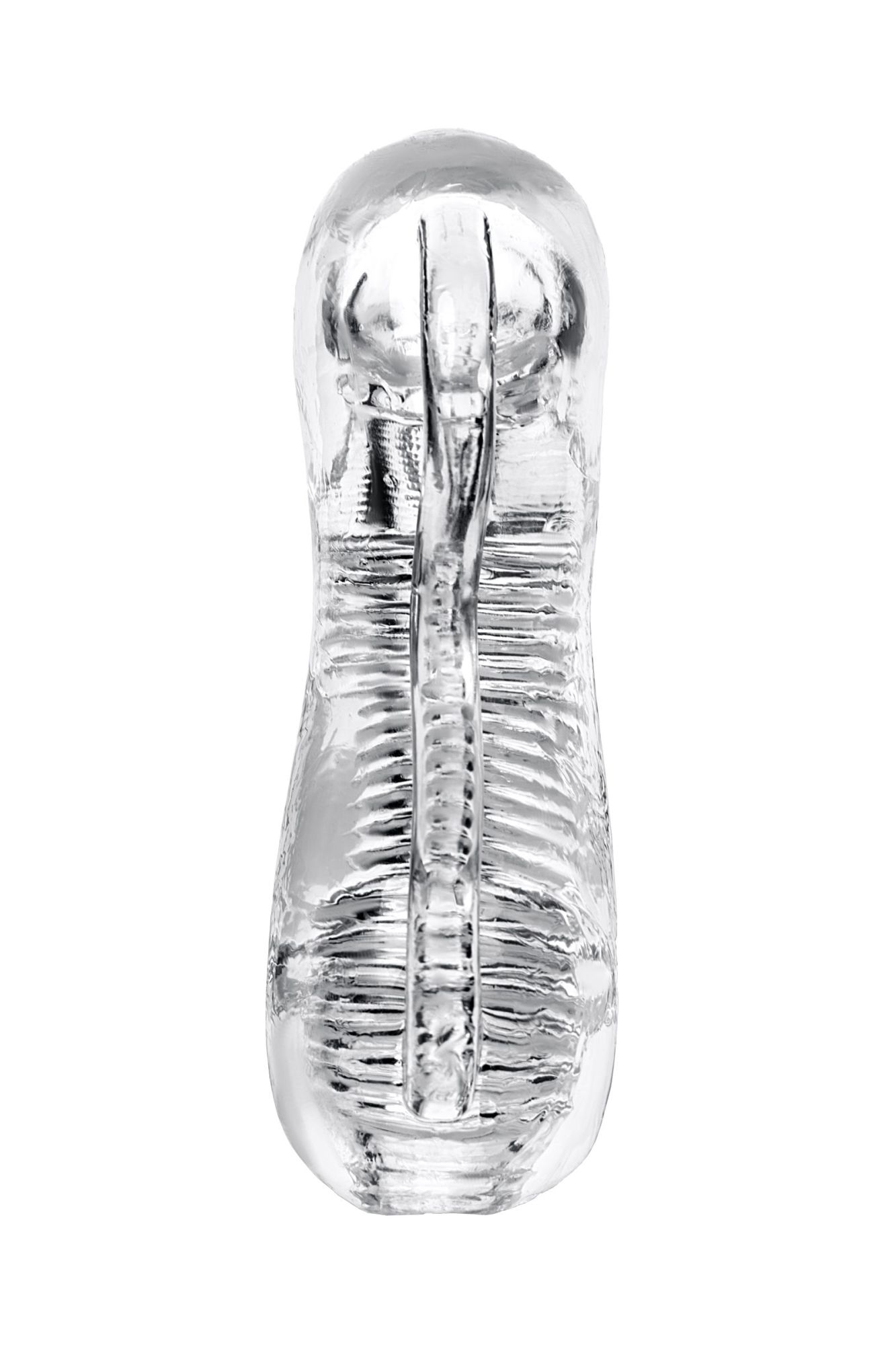 мастурбатор нереалистичный lingam by toyfa indira, tpe, прозрачный, 14 см в Новом Уренгое