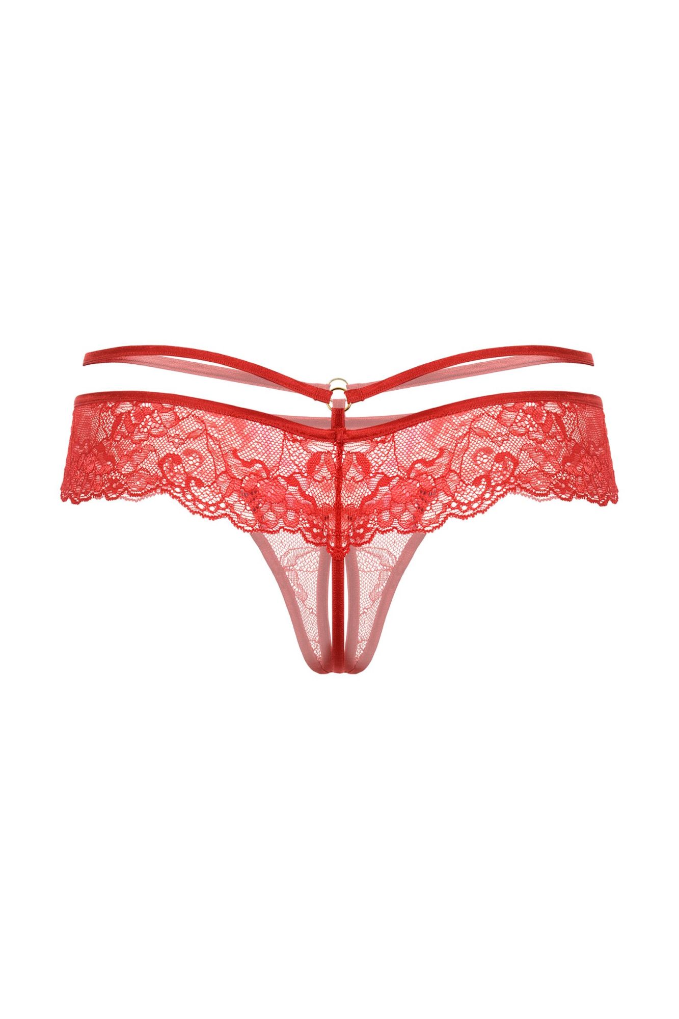 Эротическое стринги softline collection, красный, s/m в Новом Уренгое