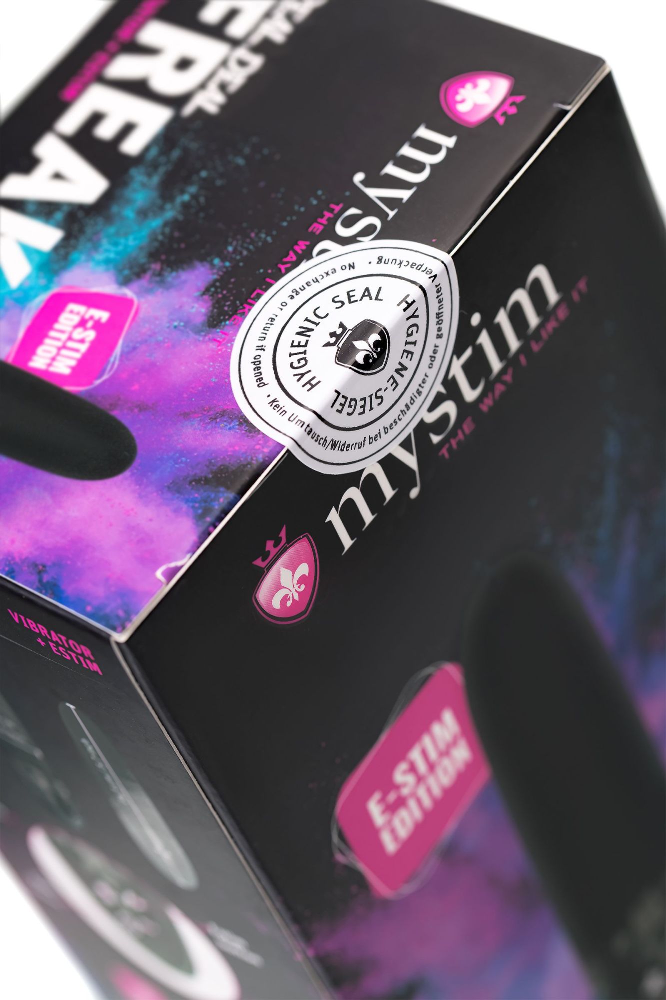 вибратор mystim real deal neal с электростимуляцией, силикон, черный, 16,5 см в Новом Уренгое