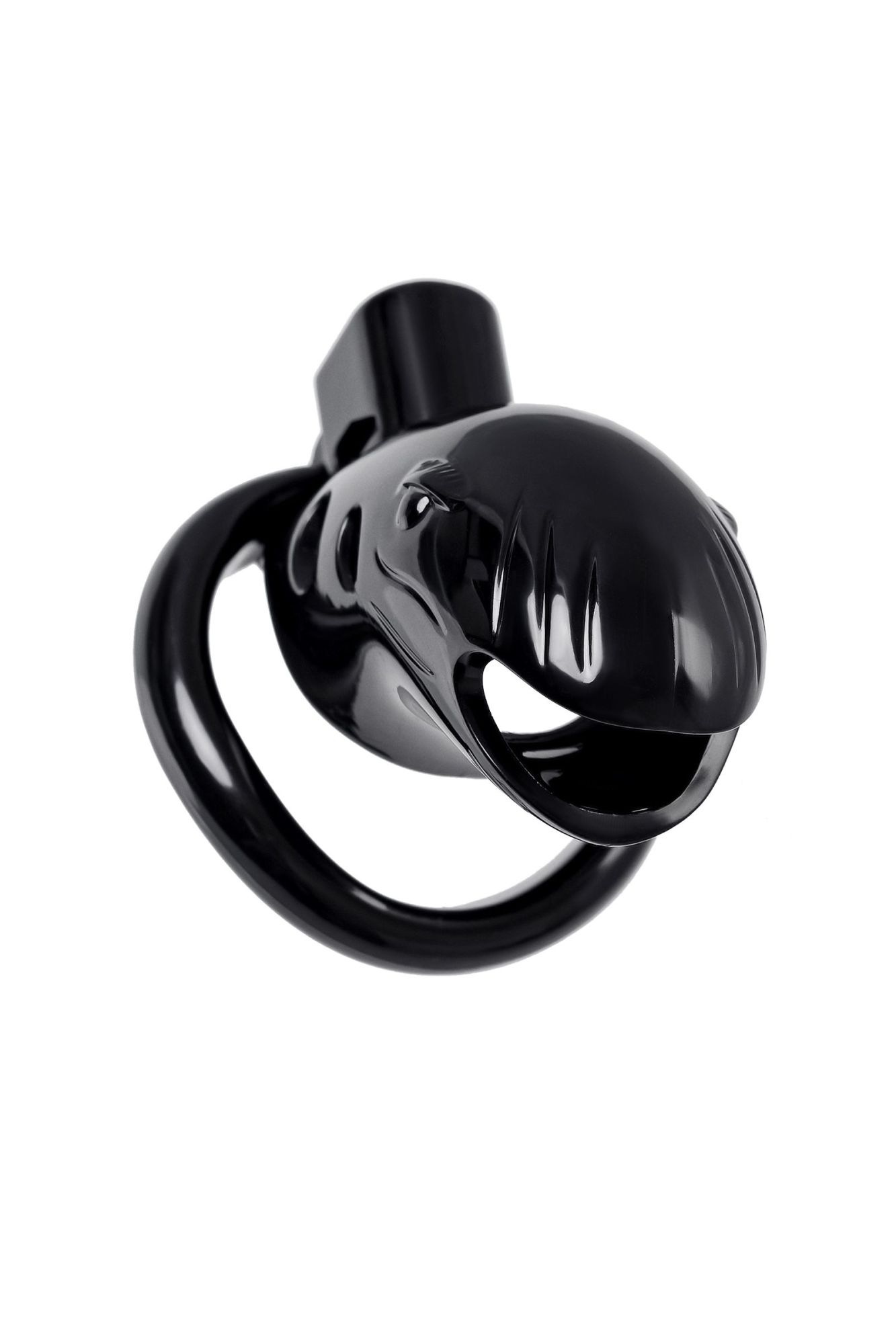 пояс верности мужской black&red by toyfa, abs пластик, черный, 10 см в Новом Уренгое