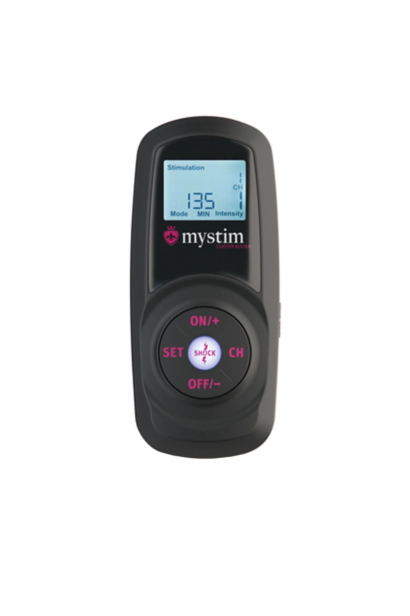 источник импульсов mystim cluster buster, пульт ду, digital, 12 программ, черный в Новом Уренгое