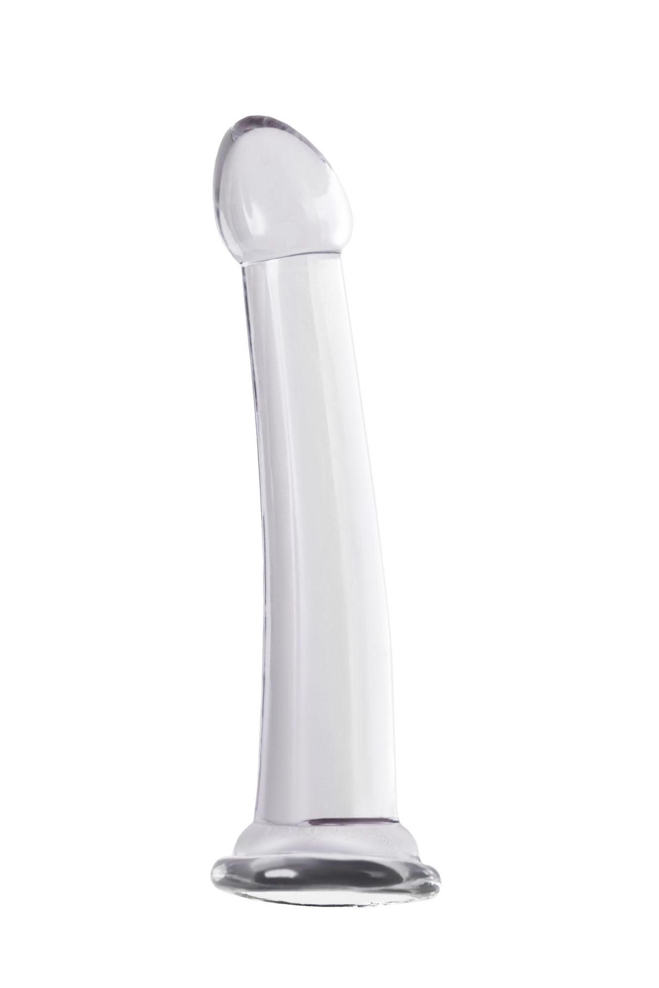 нереалистичный фаллоимитатор jelly dildo xl toyfa basic, tpe, прозрачный, 22 см в Новом Уренгое