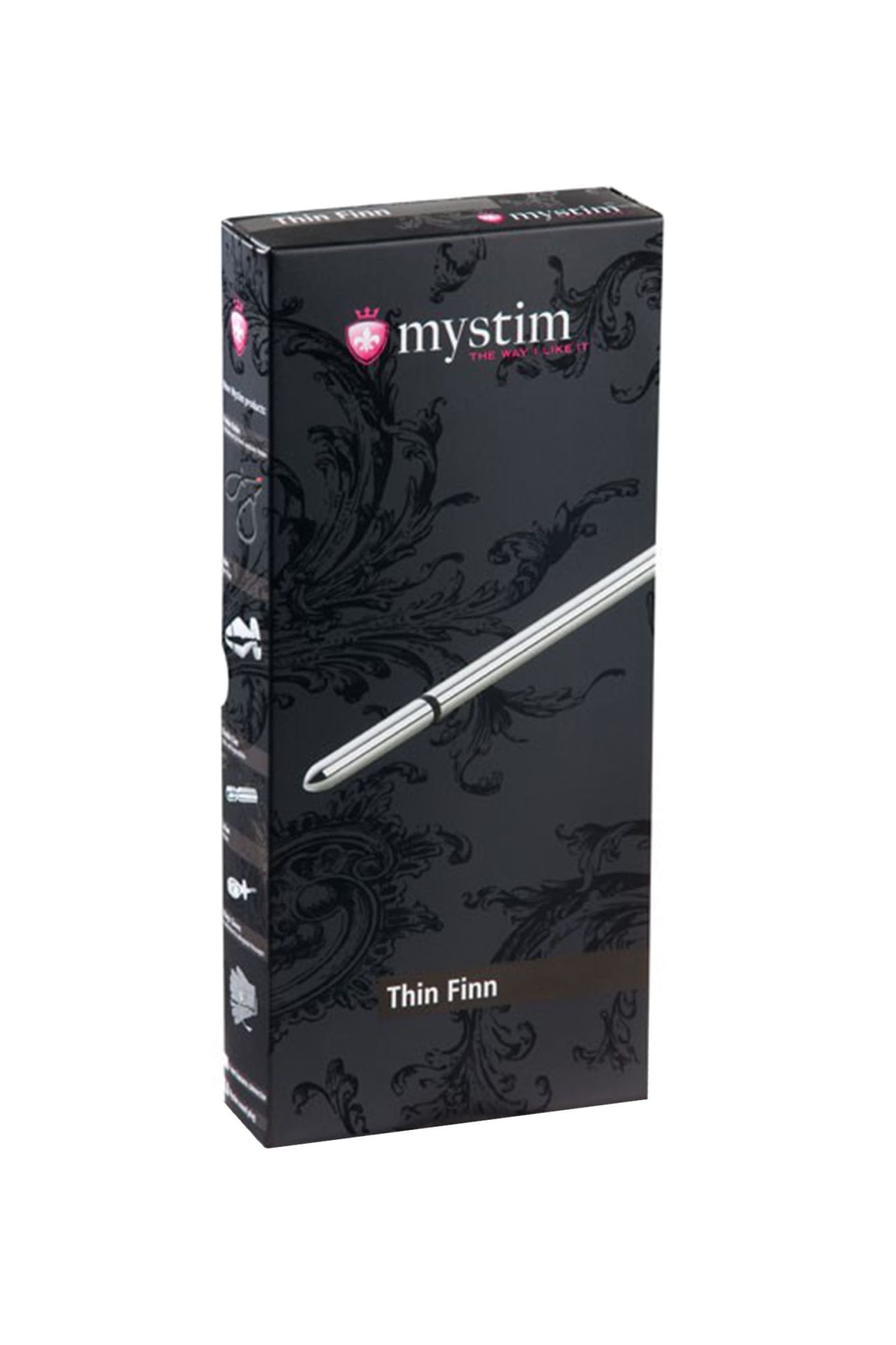 электростимулятор уретры mystim thin finn, хирургическая сталь, серебряный, 25 см в Новом Уренгое