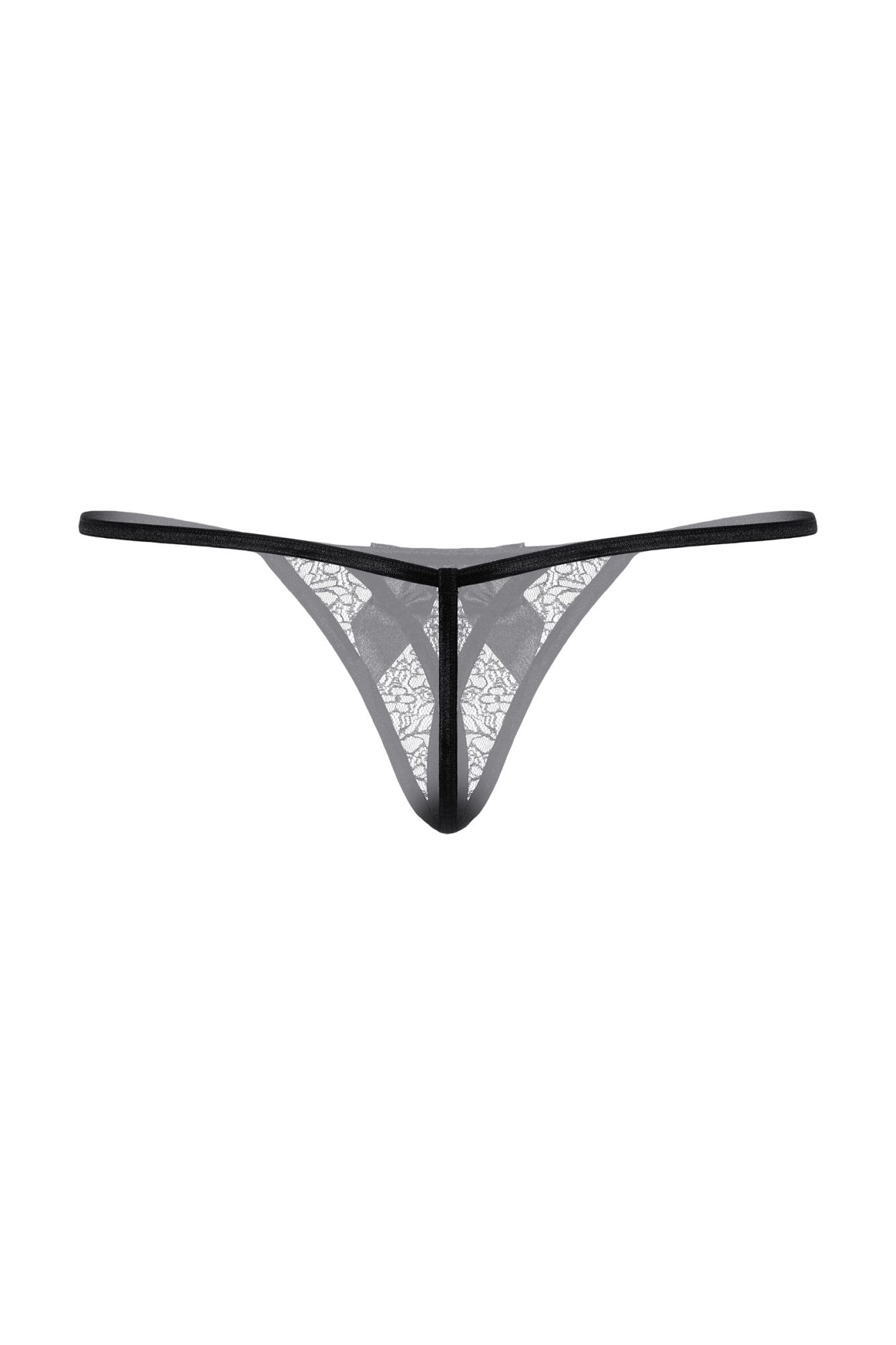 Эротическое стринги открытые кружевные softline collection, черный, s/l в Новом Уренгое