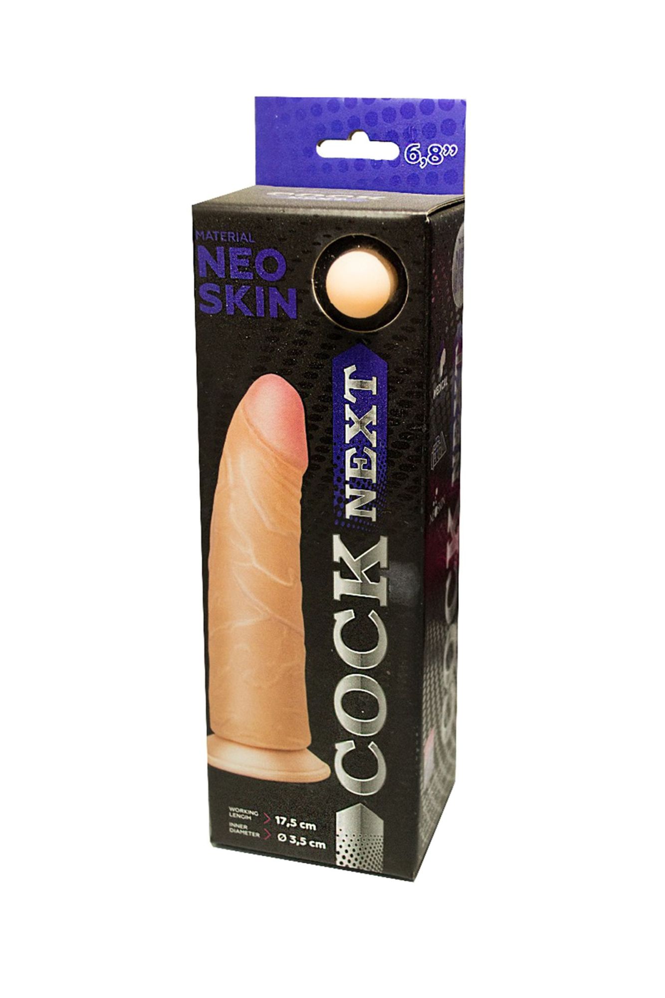 фаллоимитатор cock next lovetoy, tpr, телесный, 19 см в Новом Уренгое