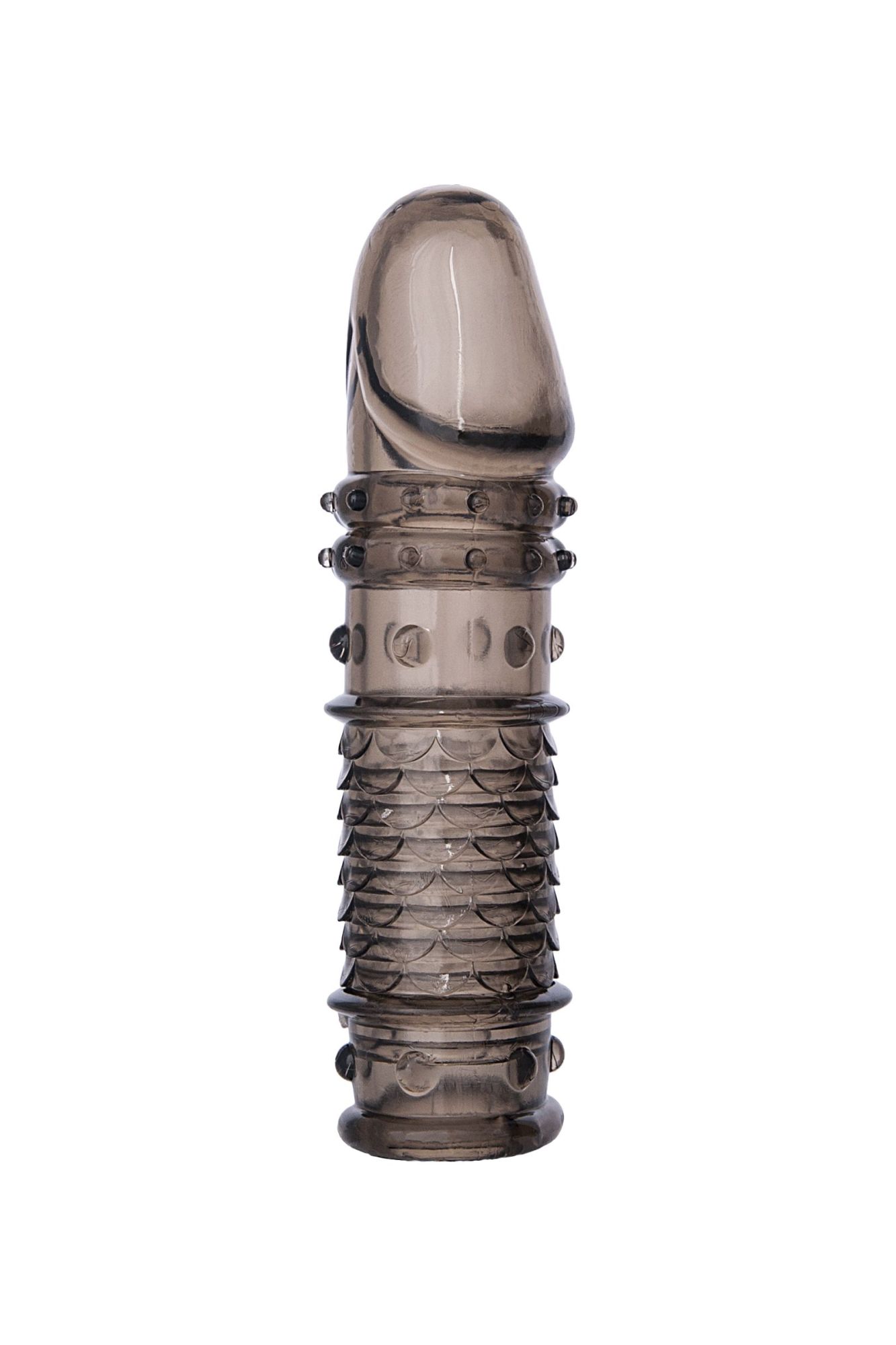 насадка toyfa xlover, для увеличения размера, tpe, черная прозрачная, 13,5 см в Новом Уренгое