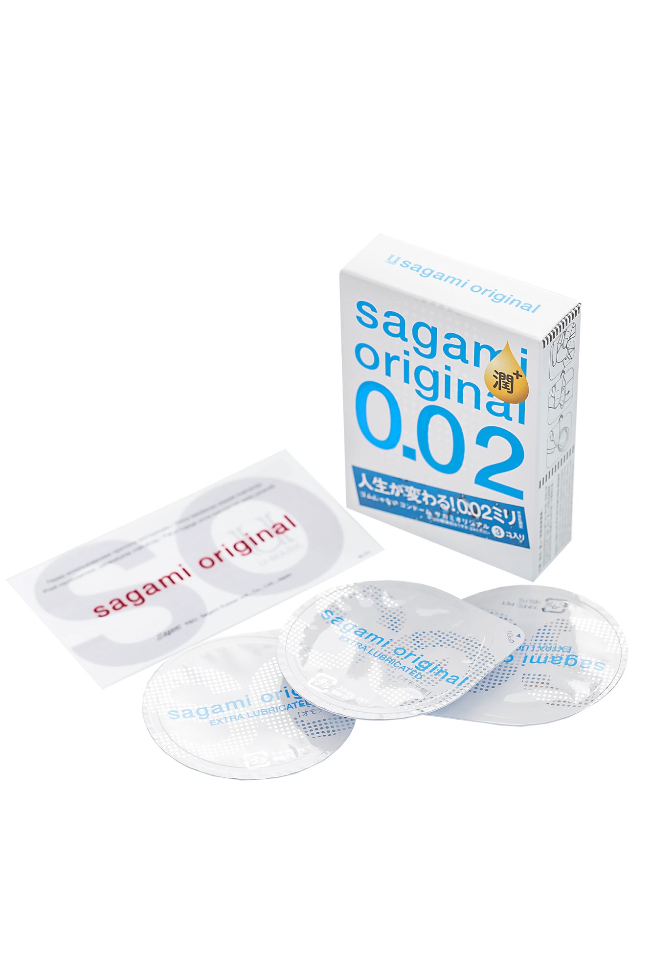 презервативы sagami, original 0.02, extra lub, полиуретан, 19 см, 3 шт. в Новом Уренгое