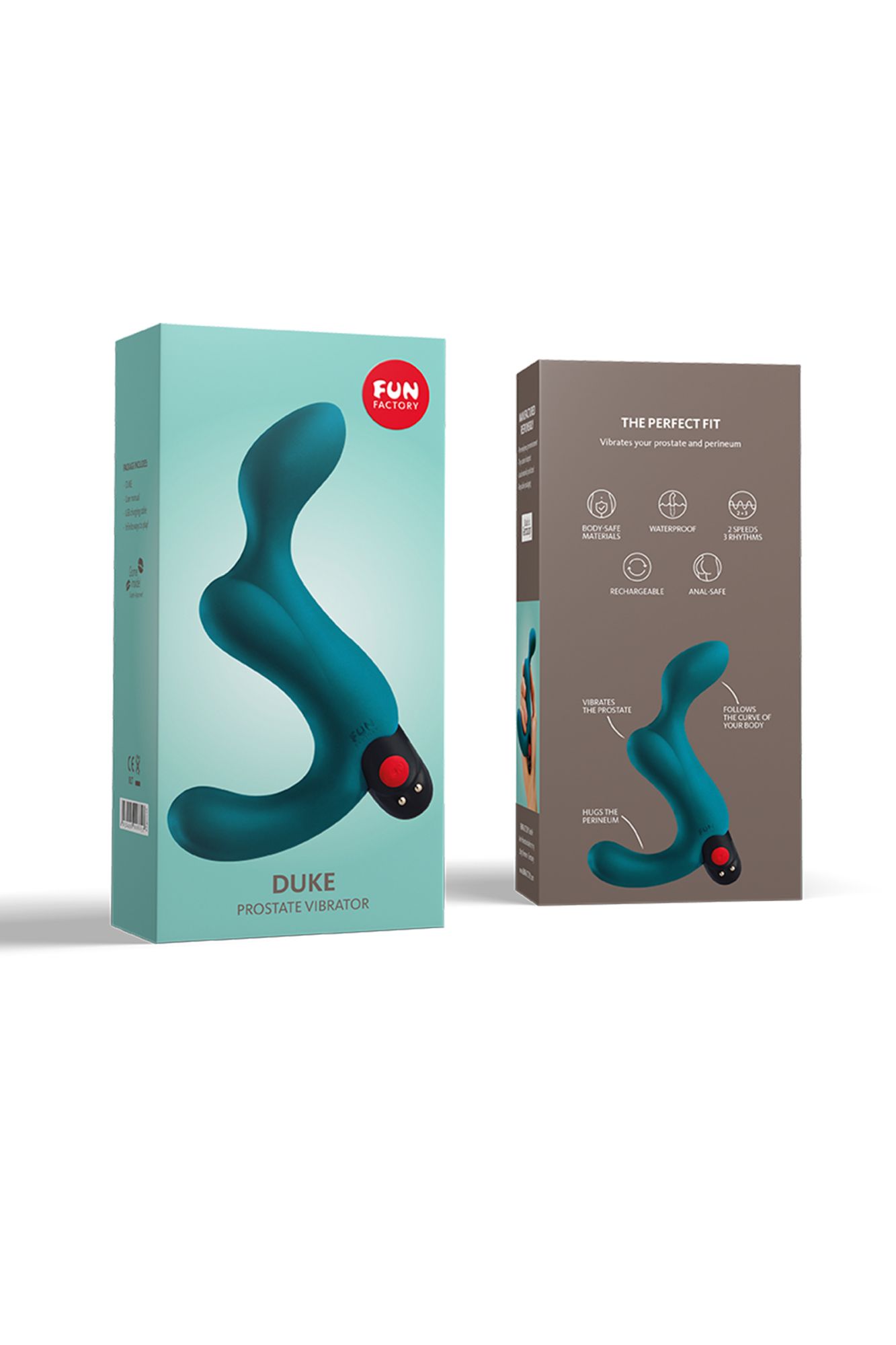стимулятор простаты fun factory duke, силикон, зелёный, 12 см в Новом Уренгое