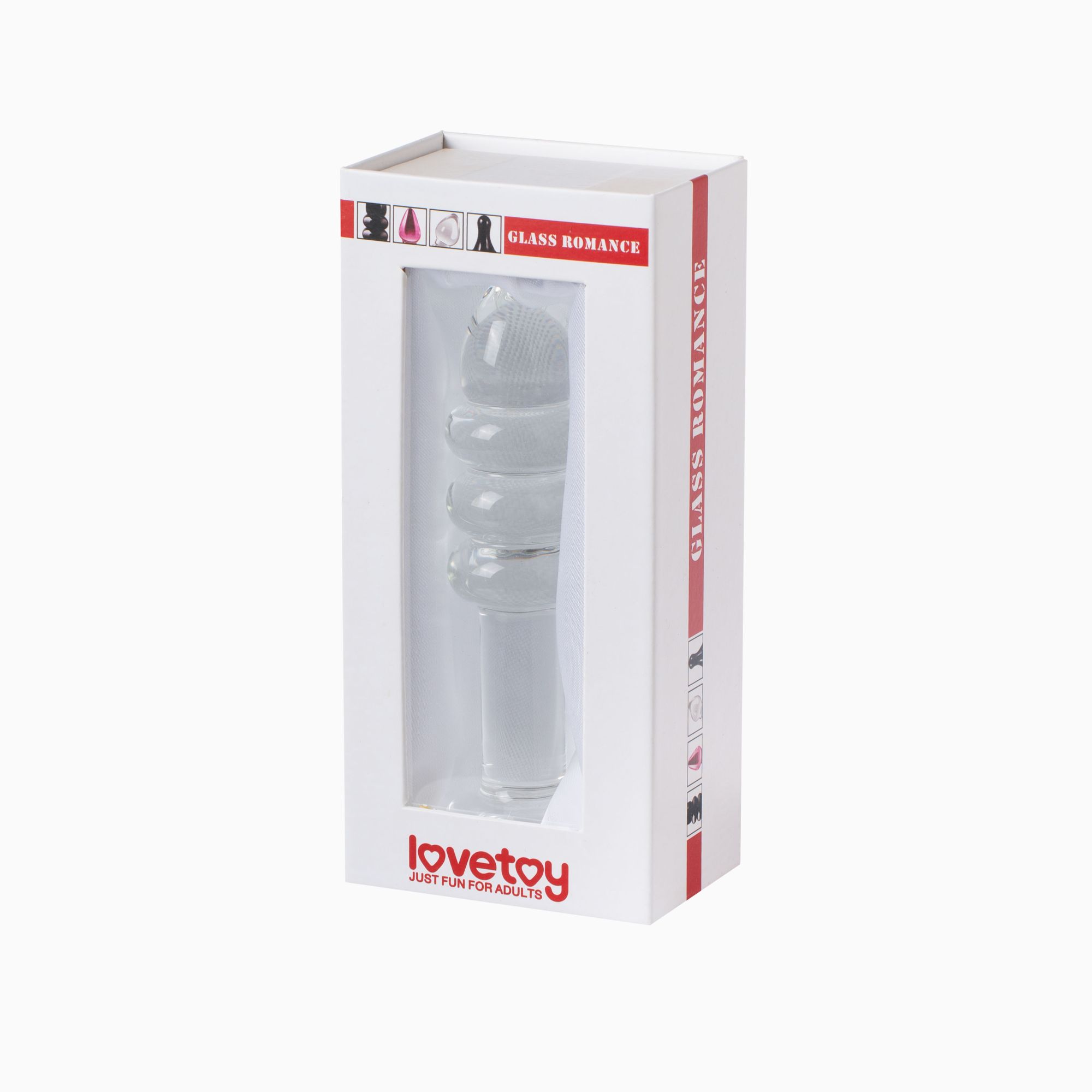  анальная пробка lovetoy, прозрачная в Новом Уренгое