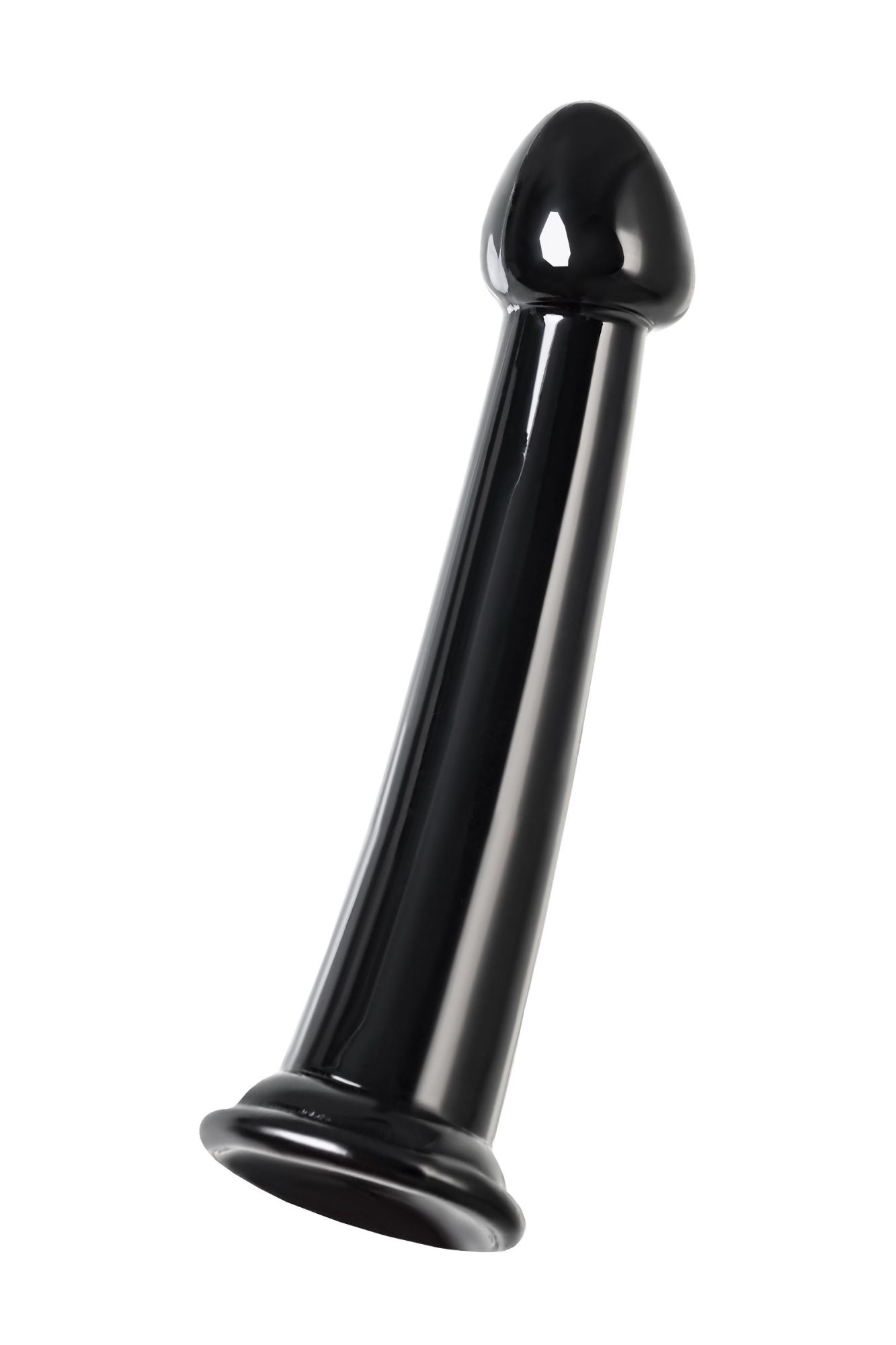 нереалистичный фаллоимитатор jelly dildo m toyfa basic, tpe, чёрный, 18 см в Новом Уренгое