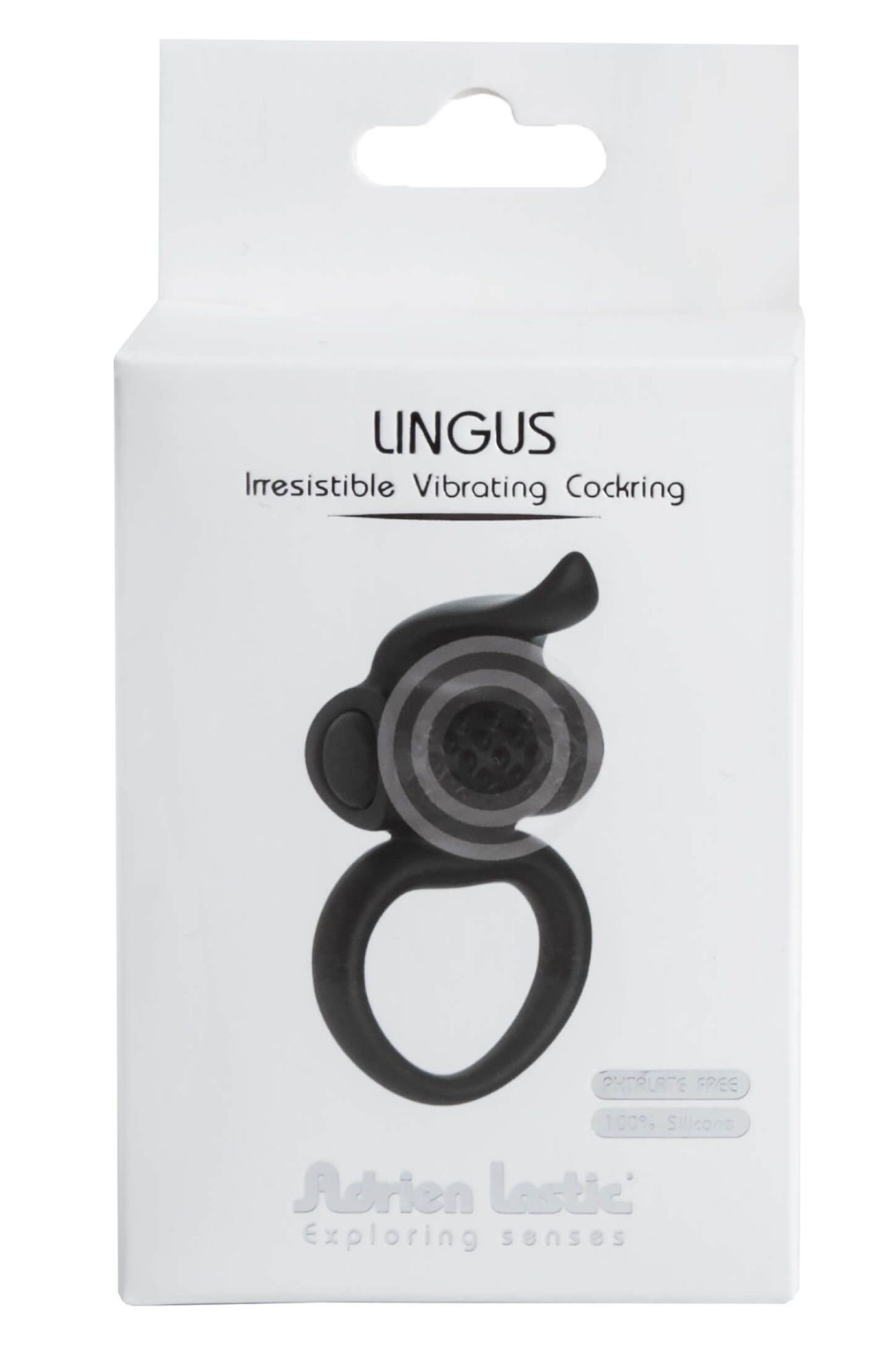 виброкольцо adrien lastic lingus, черное в Новом Уренгое