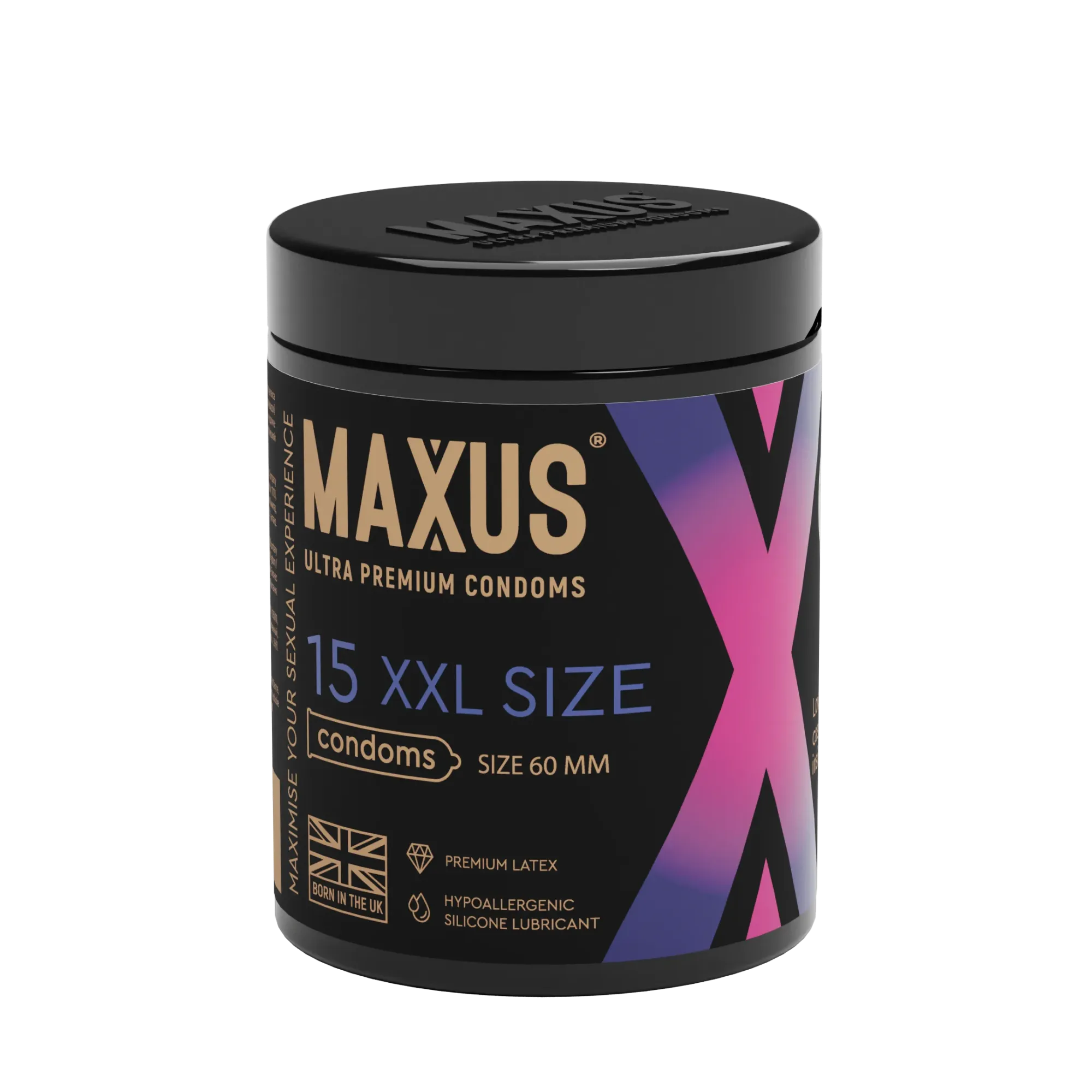 Презервативы MAXUS XXL 15шт. гладкие, увеличенные в Новом Уренгое