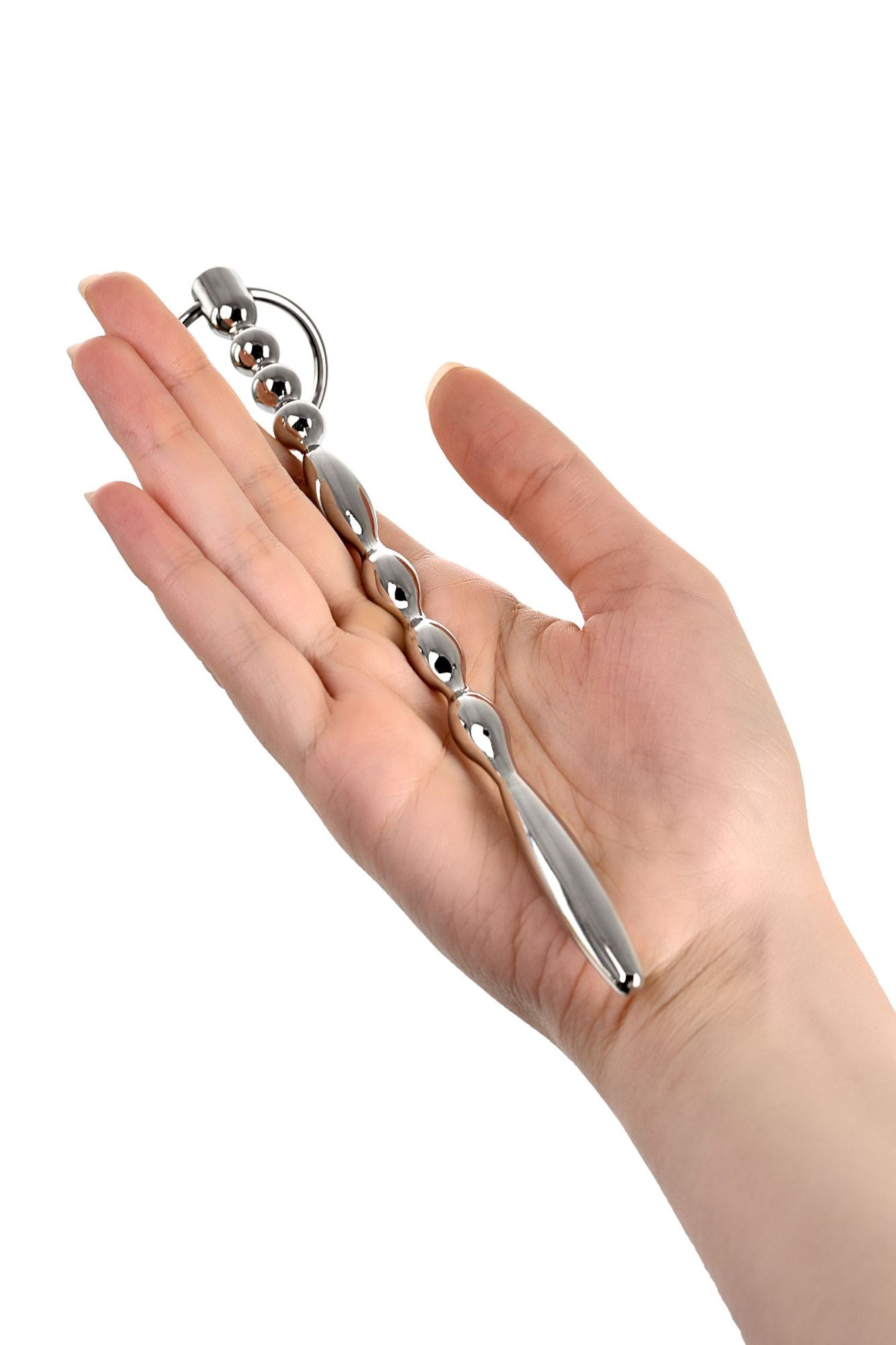 уретральный плаг toyfa metal фигурный с кольцом в основании, серебряный в Новом Уренгое