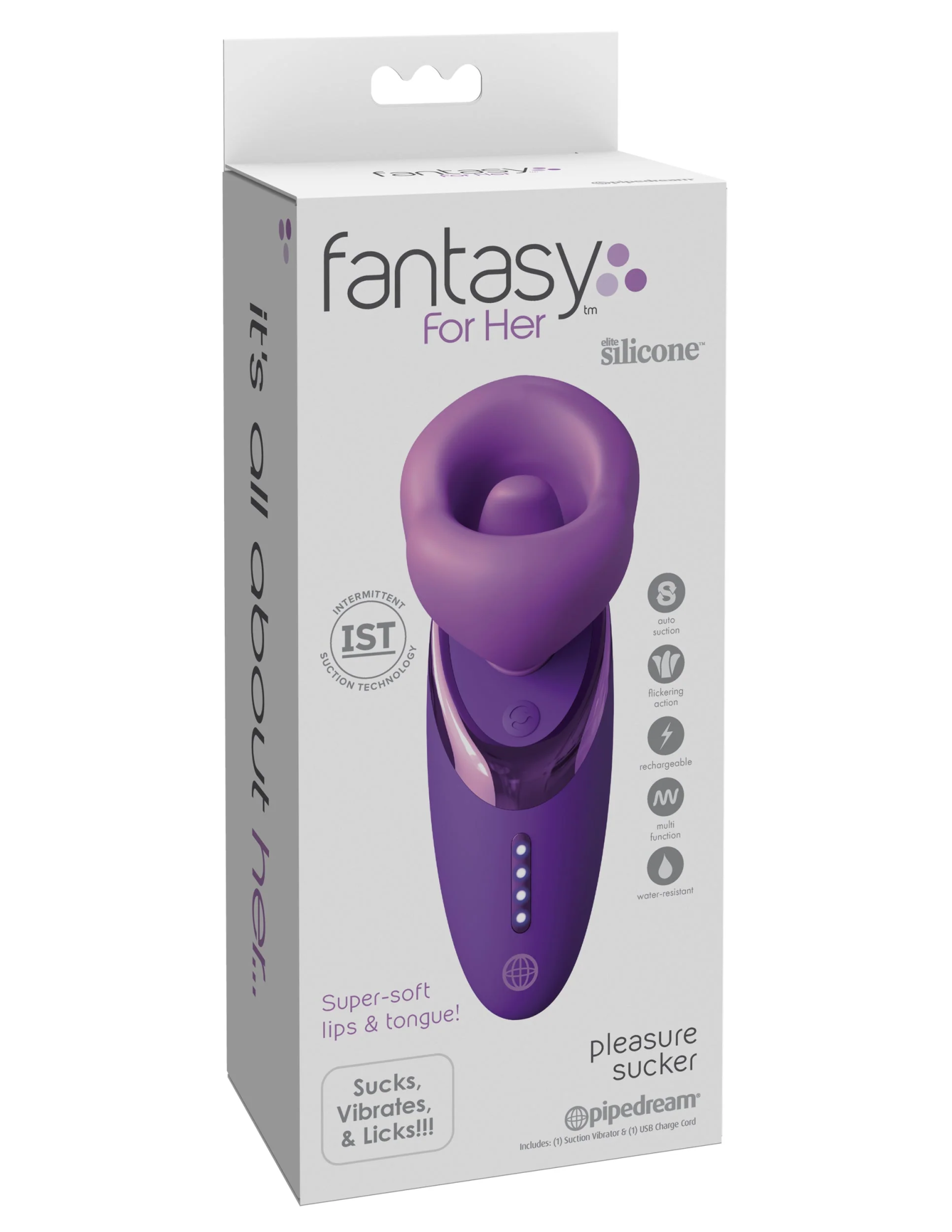вакуумный стимулятор fantasy for her pleasure sucker -purple pipedream 496912pd в Новом Уренгое