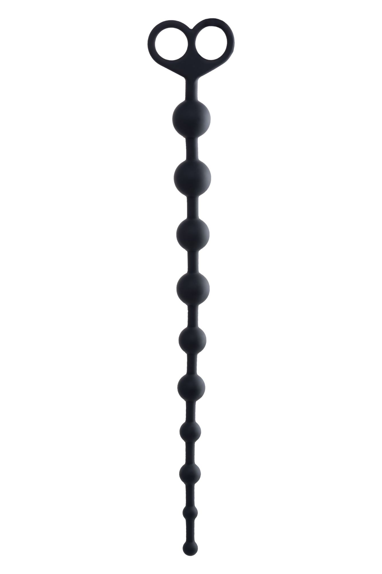 анальные бусы toyfa popo pleasure cephei, водонепроницаемые, силикон, черные, 33,5 см, ø 2,4 см в Новом Уренгое
