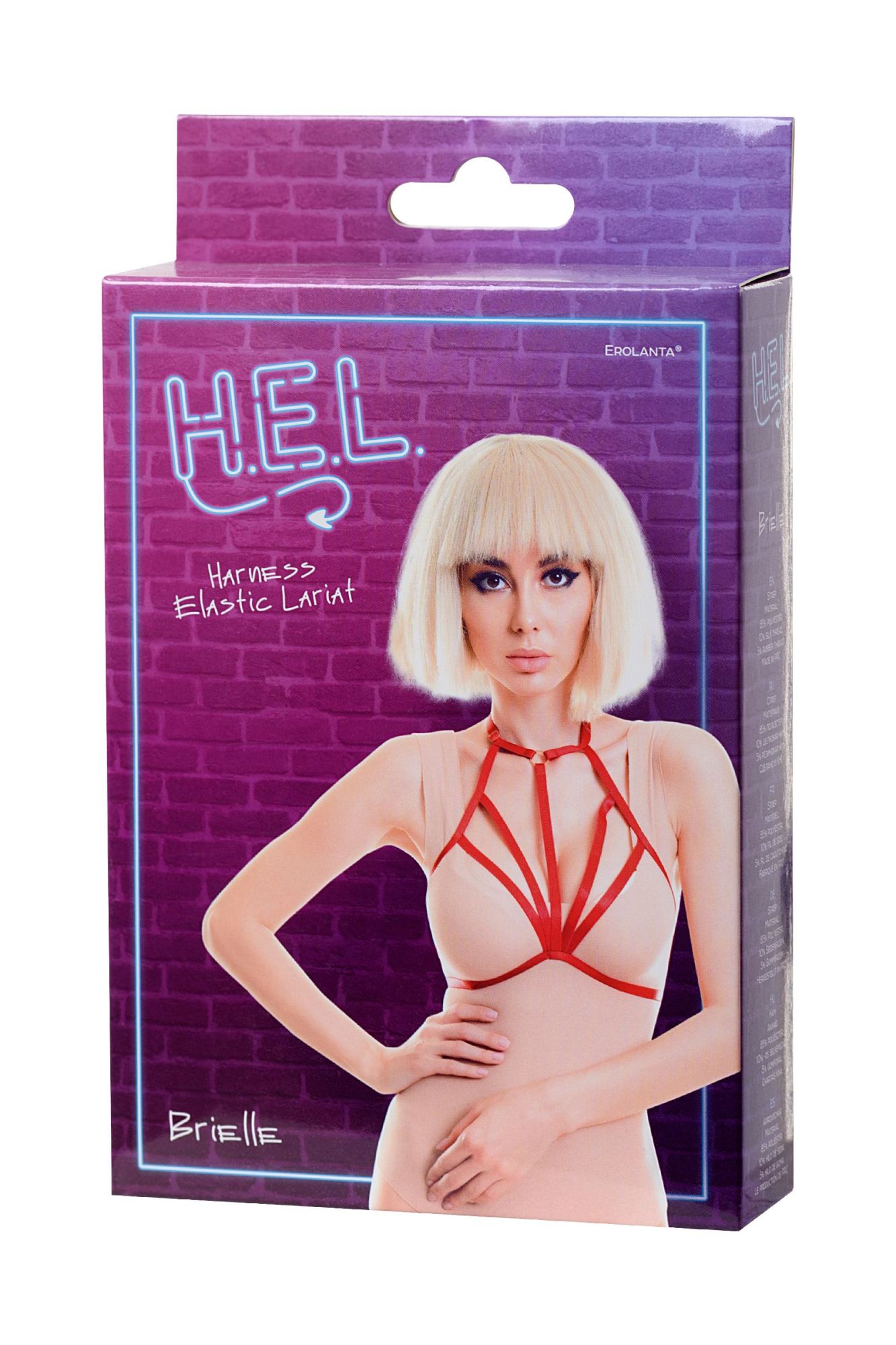 Эротическое стреп h.e.l. brielle, текстиль, красный, os в Новом Уренгое