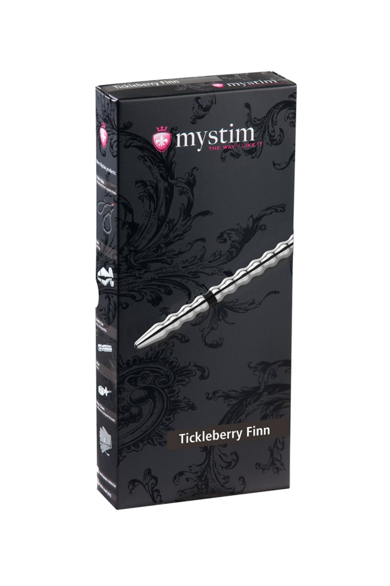 электростимулятор уретры mystim tickleberry finn, хирургическая сталь, серебряный, 19,6 см в Новом Уренгое