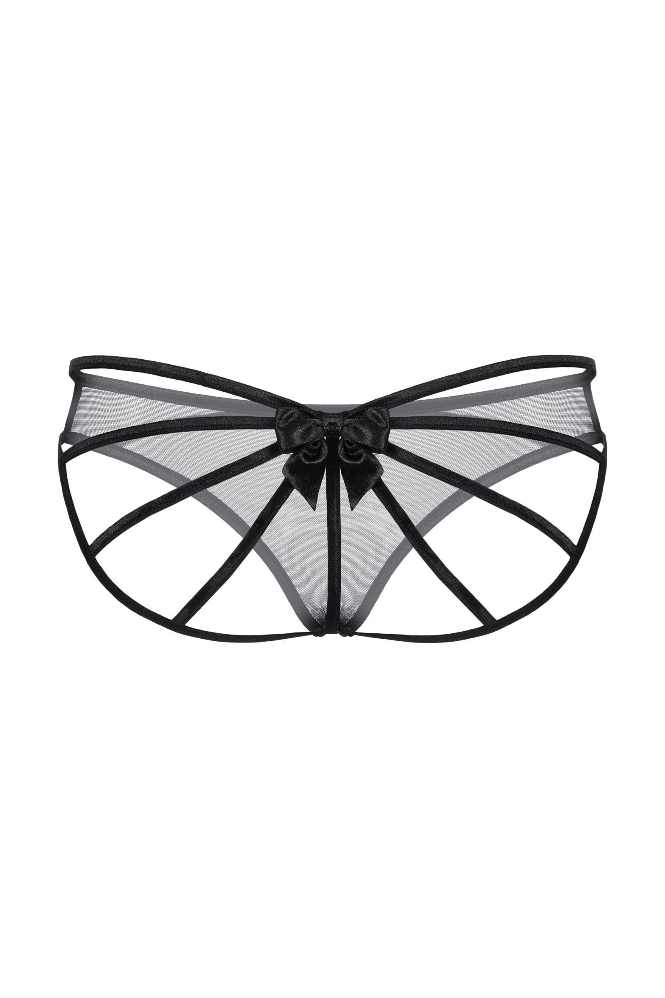 Эротическое трусики- бабочка softline collection, черный, s/l в Новом Уренгое