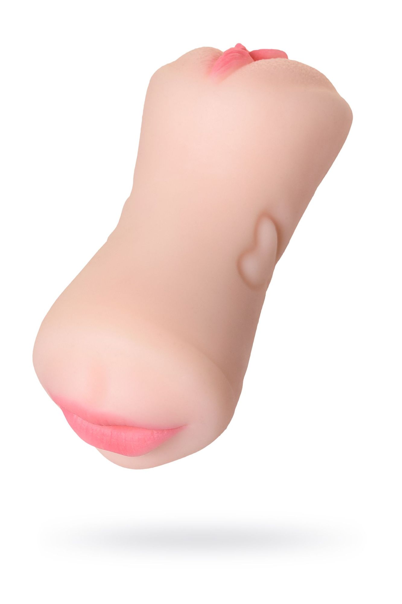 мастурбатор реалистичный toyfa juicy pussy pretty mouth, рот и вагина, softskin, телесный,17 см в Новом Уренгое