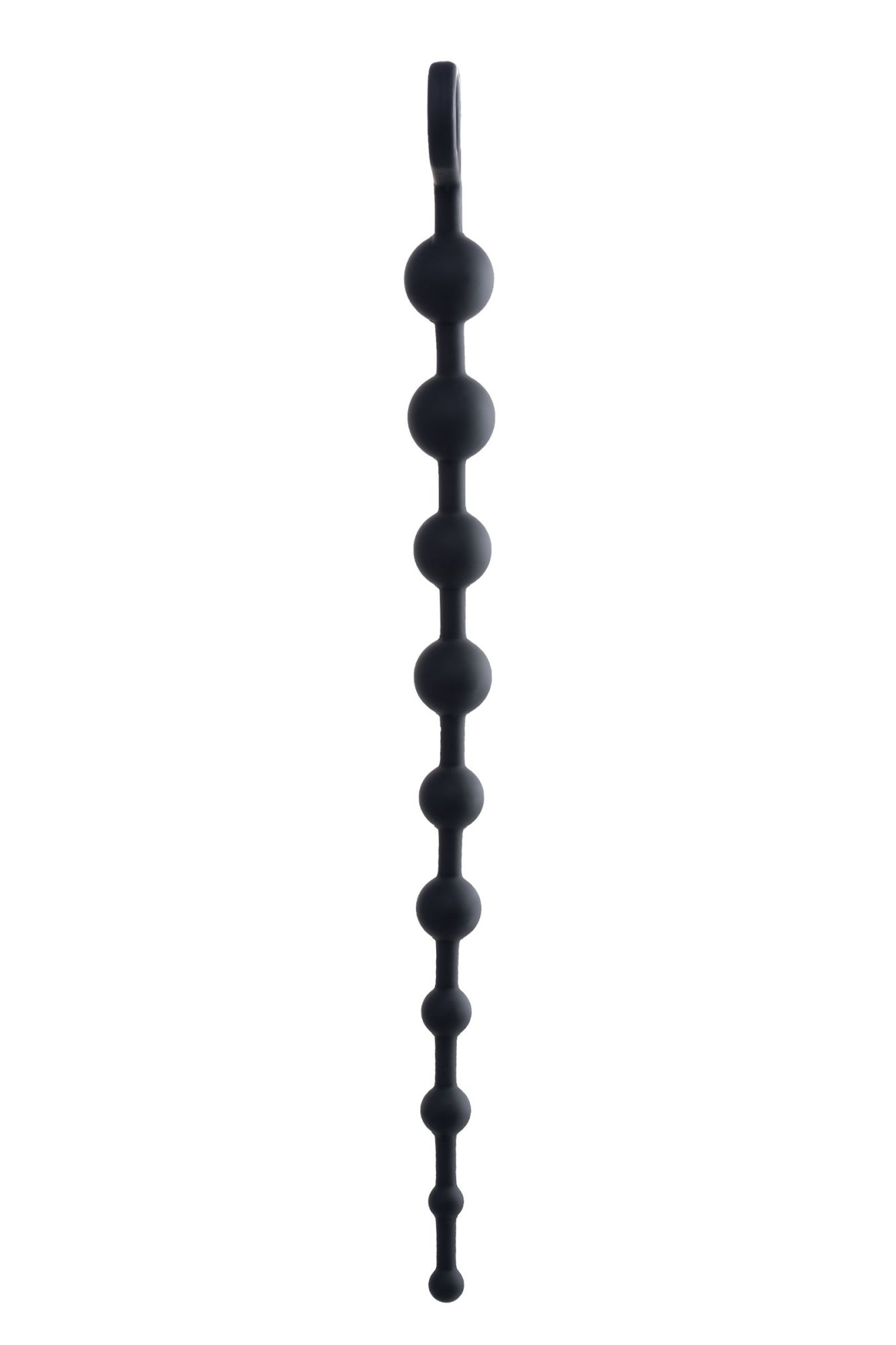 анальные бусы toyfa popo pleasure cephei, водонепроницаемые, силикон, черные, 33,5 см, ø 2,4 см в Новом Уренгое