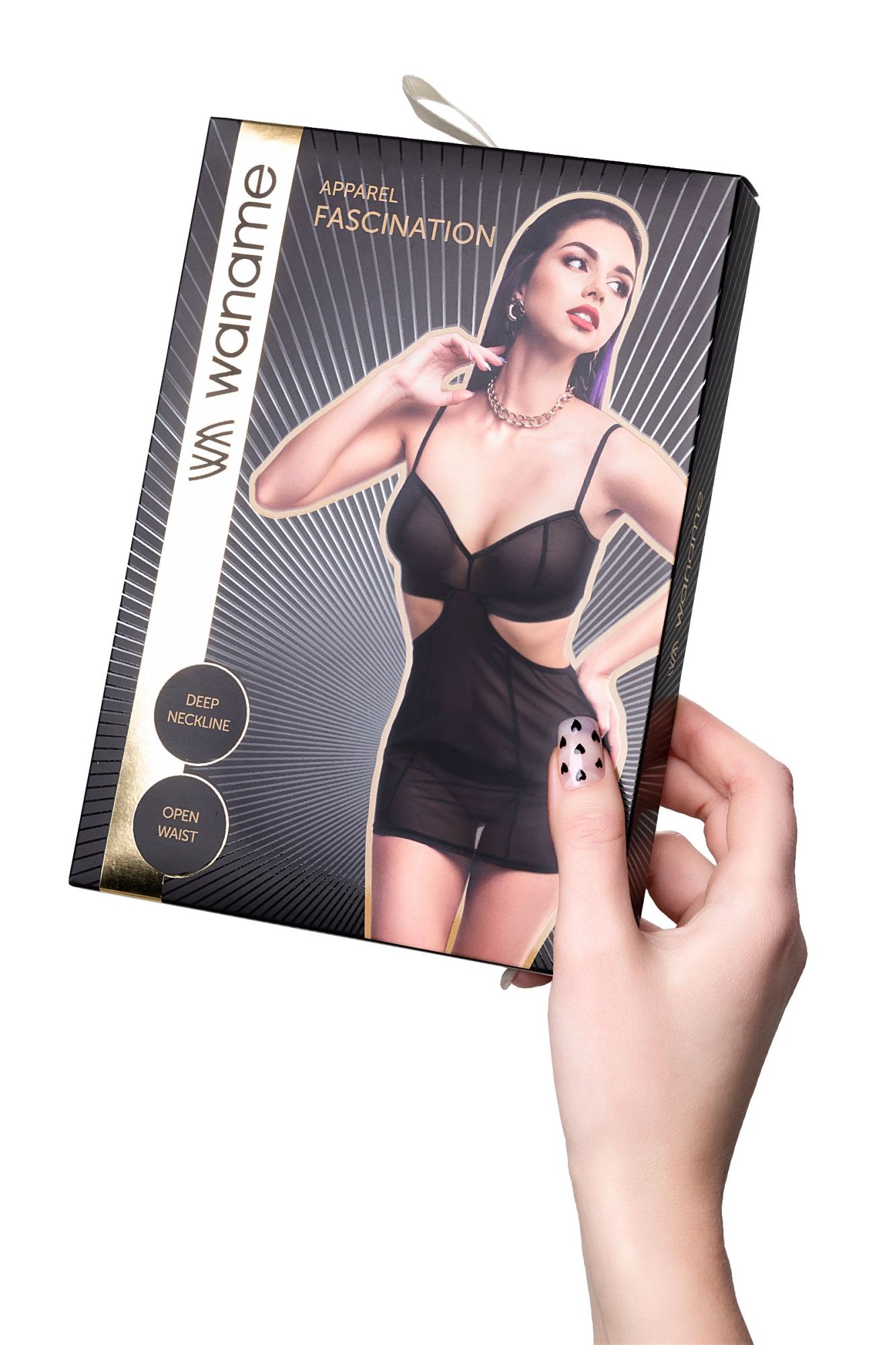 Эротическое комбинация waname fascination черная (54-56) в Новом Уренгое
