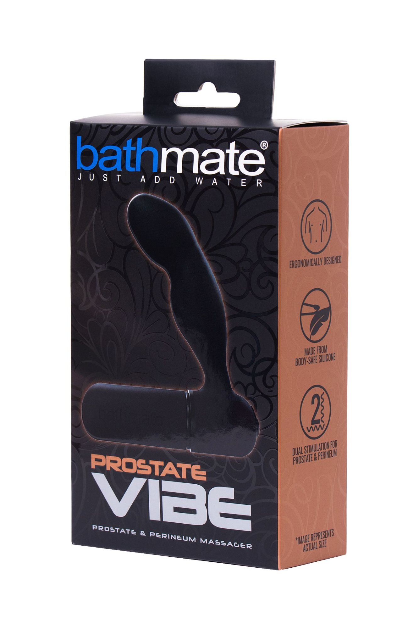 стимулятор простаты bathmate  vibe, abs пластик, черный, 10,5 см в Новом Уренгое