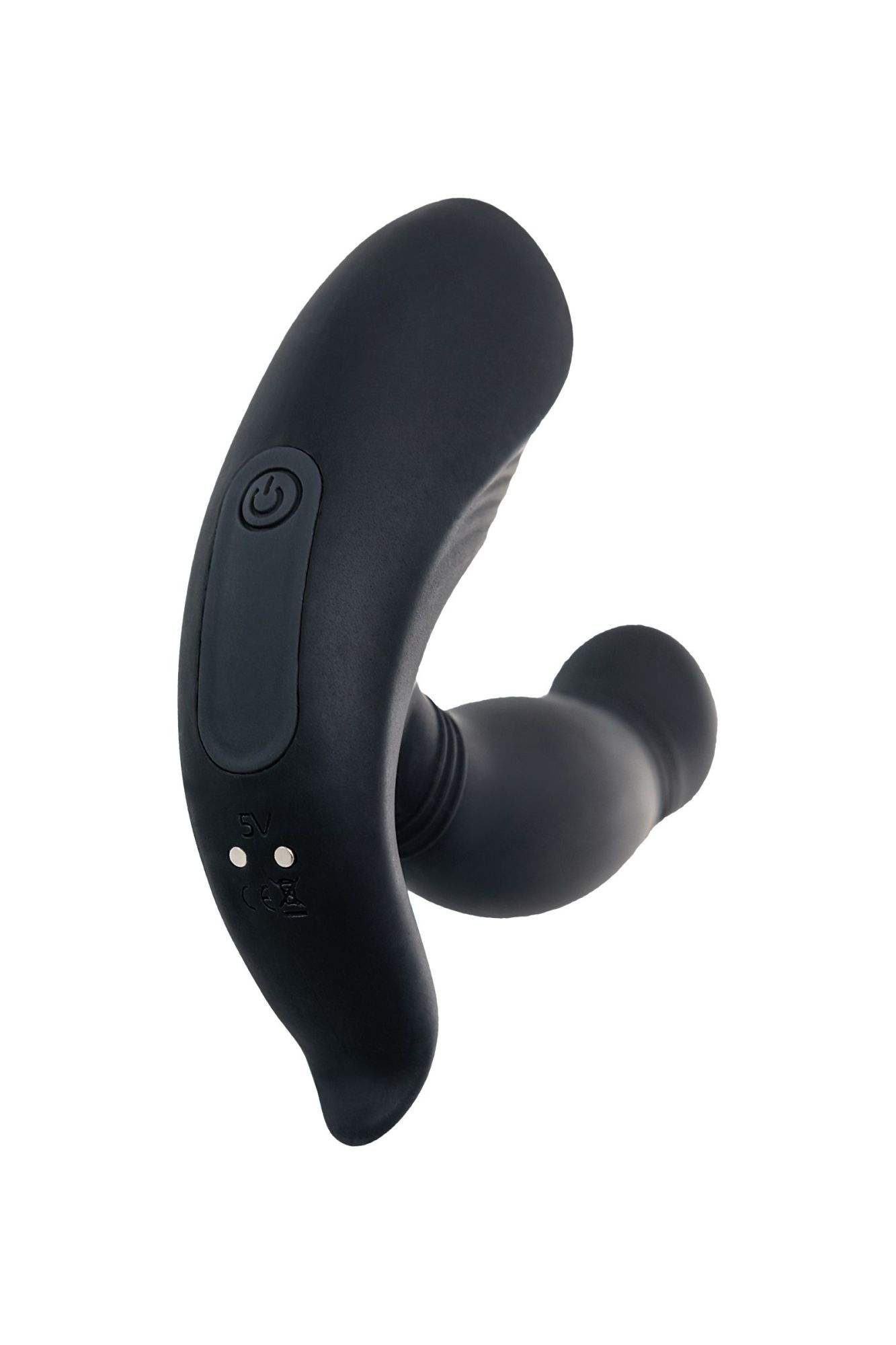 стимулятор простаты pppvibe 9 w motor, силикон, черный, 12 см в Новом Уренгое