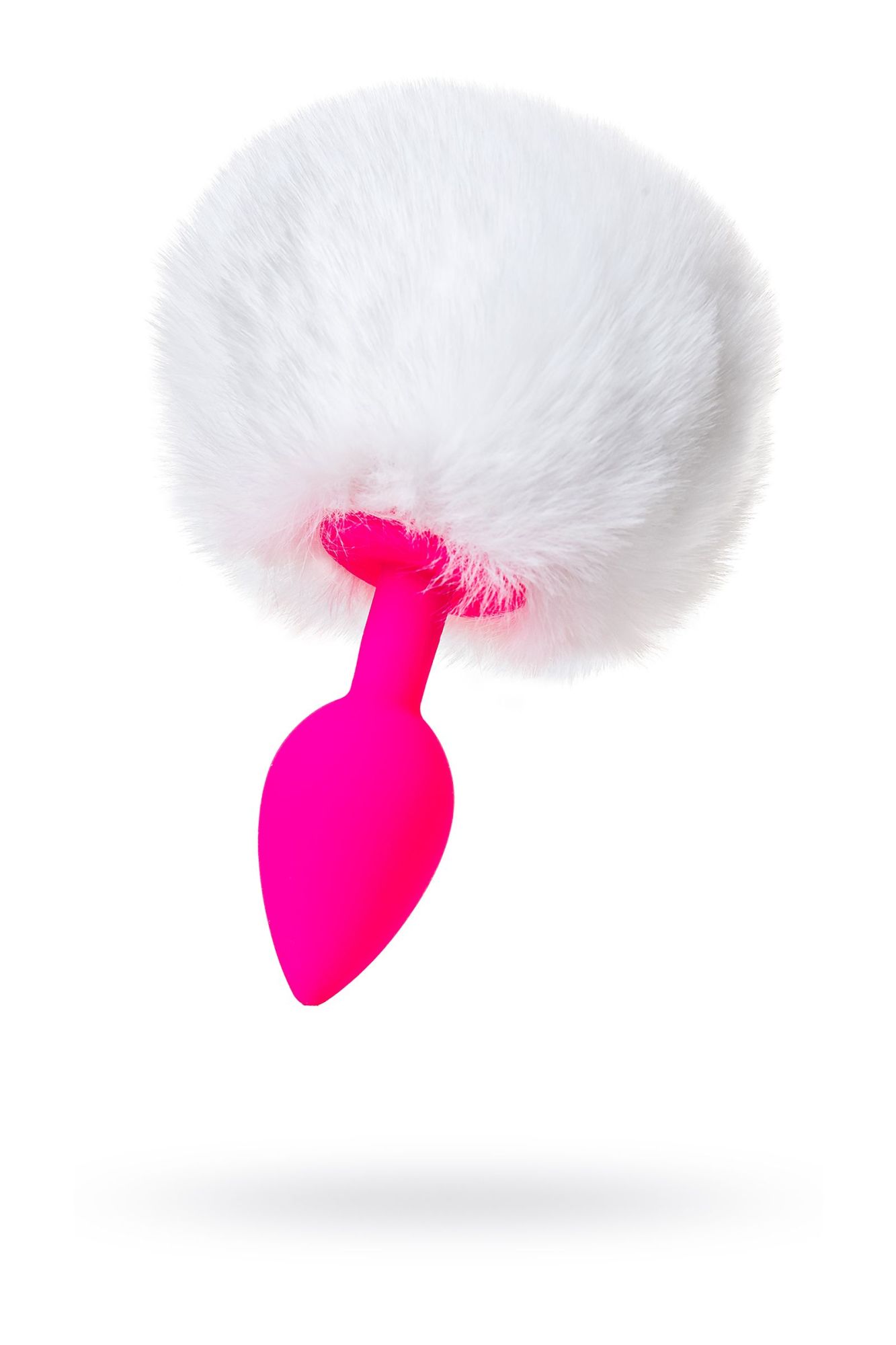анальная втулка с хвостом todo by toyfa sweet bunny, силикон, розовая, 13 см, ø 2,8 см, 43 г в Новом Уренгое
