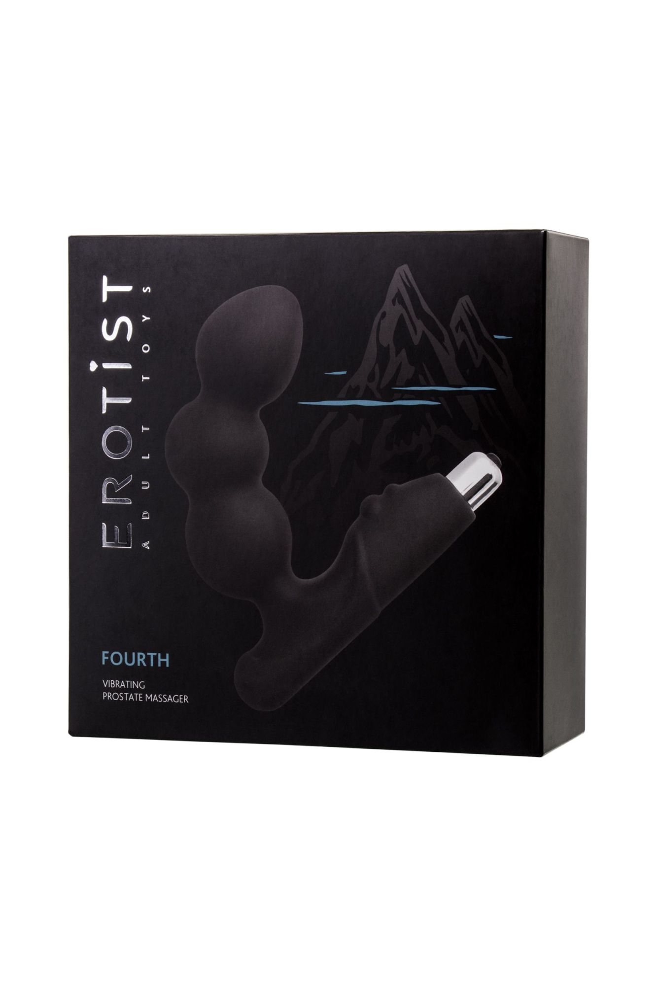 стимулятор простаты erotist fourth, силикон, черный, 12,4 см в Новом Уренгое