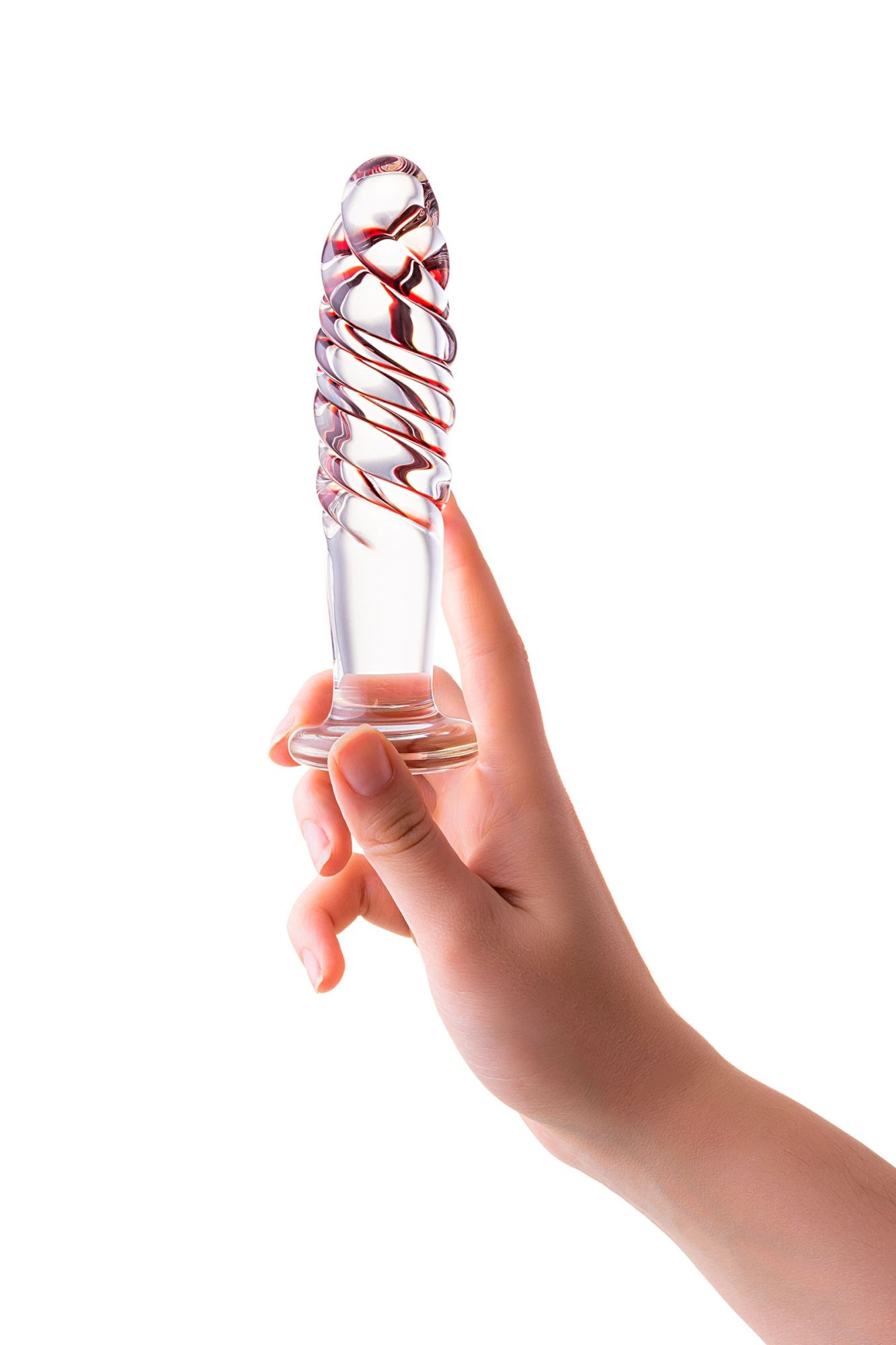 анальная втулка sexus glass, стекло, прозрачная, 15,5 см, ø 3,5 см в Новом Уренгое