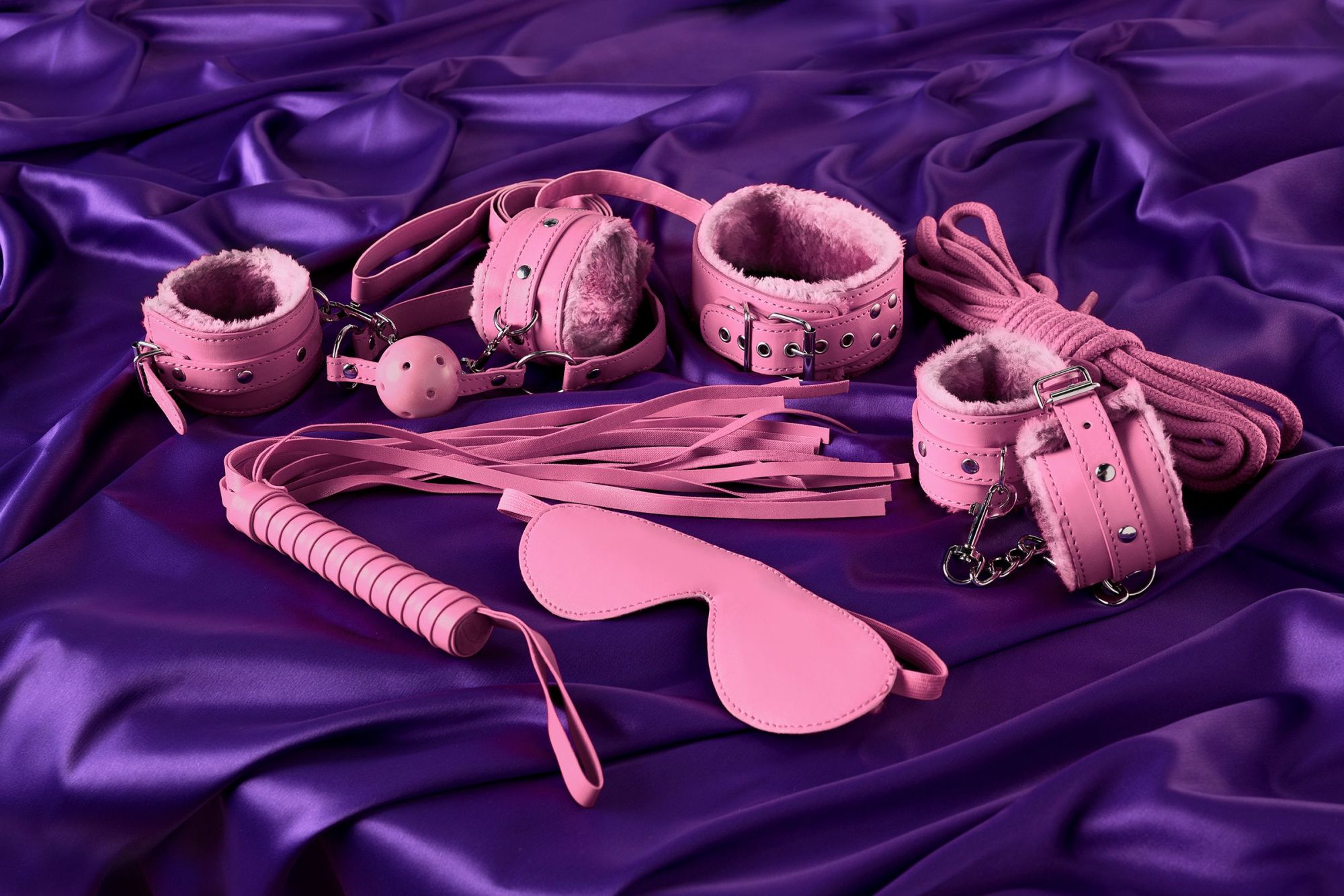 набор для ролевых игр eromantica bdsm nice, розовый в Новом Уренгое