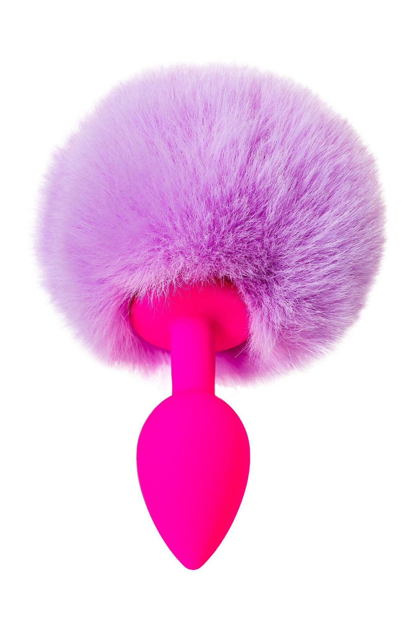 анальная втулка с хвостом todo by toyfa sweet bunny, силикон, розовая в Новом Уренгое