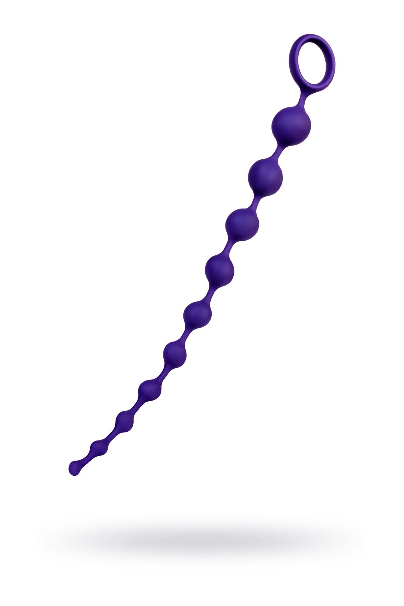анальная цепочка todo by toyfa grape, силикон, фиолетовая, 35 см, ø 2,7 см в Новом Уренгое