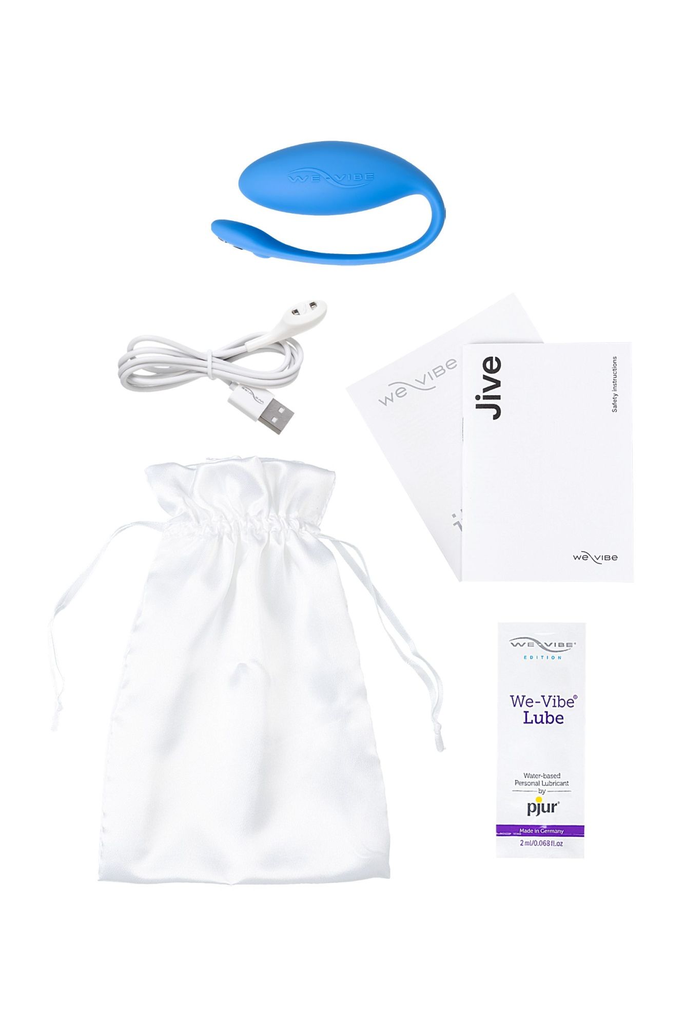 виброяйцо we-vibe jive силикон, синее в Новом Уренгое